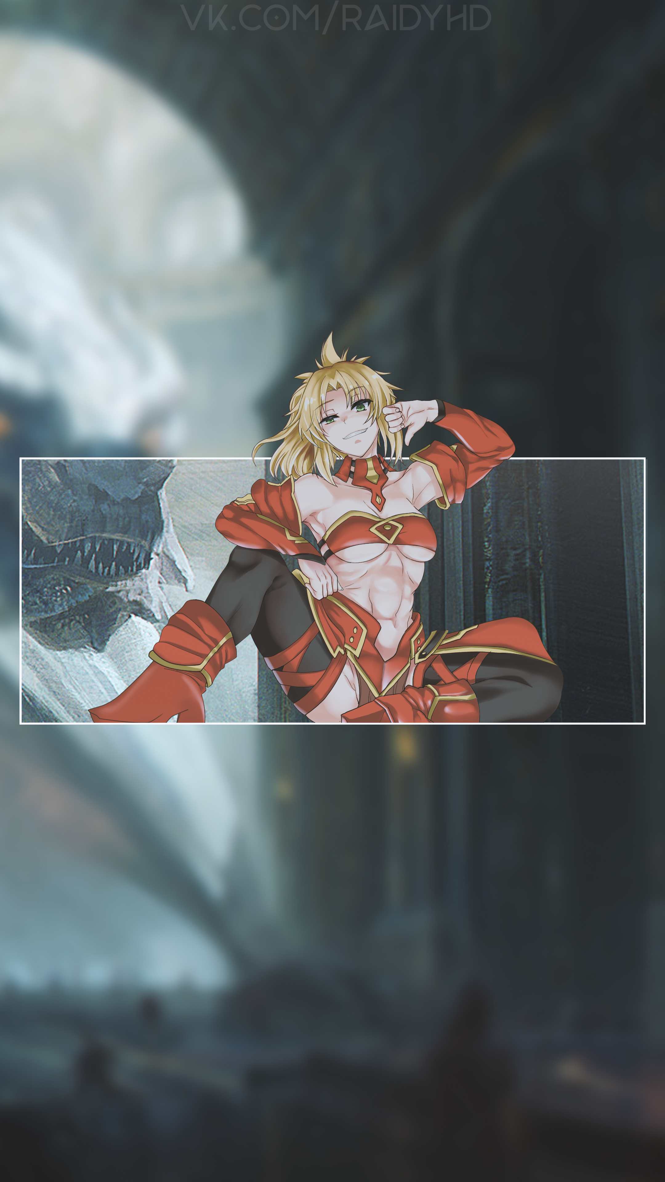 Anime 2160x3840 anime anime girls picture-in-picture Mordred (Fate/Apocrypha) Fate/Grand Order Fate series