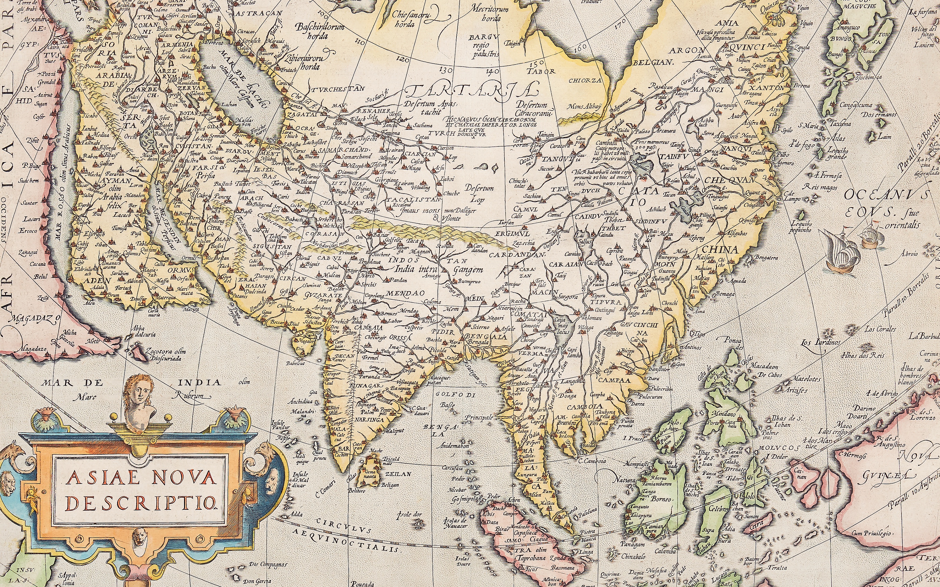 General 3200x2000 map history cartography Asia Latin