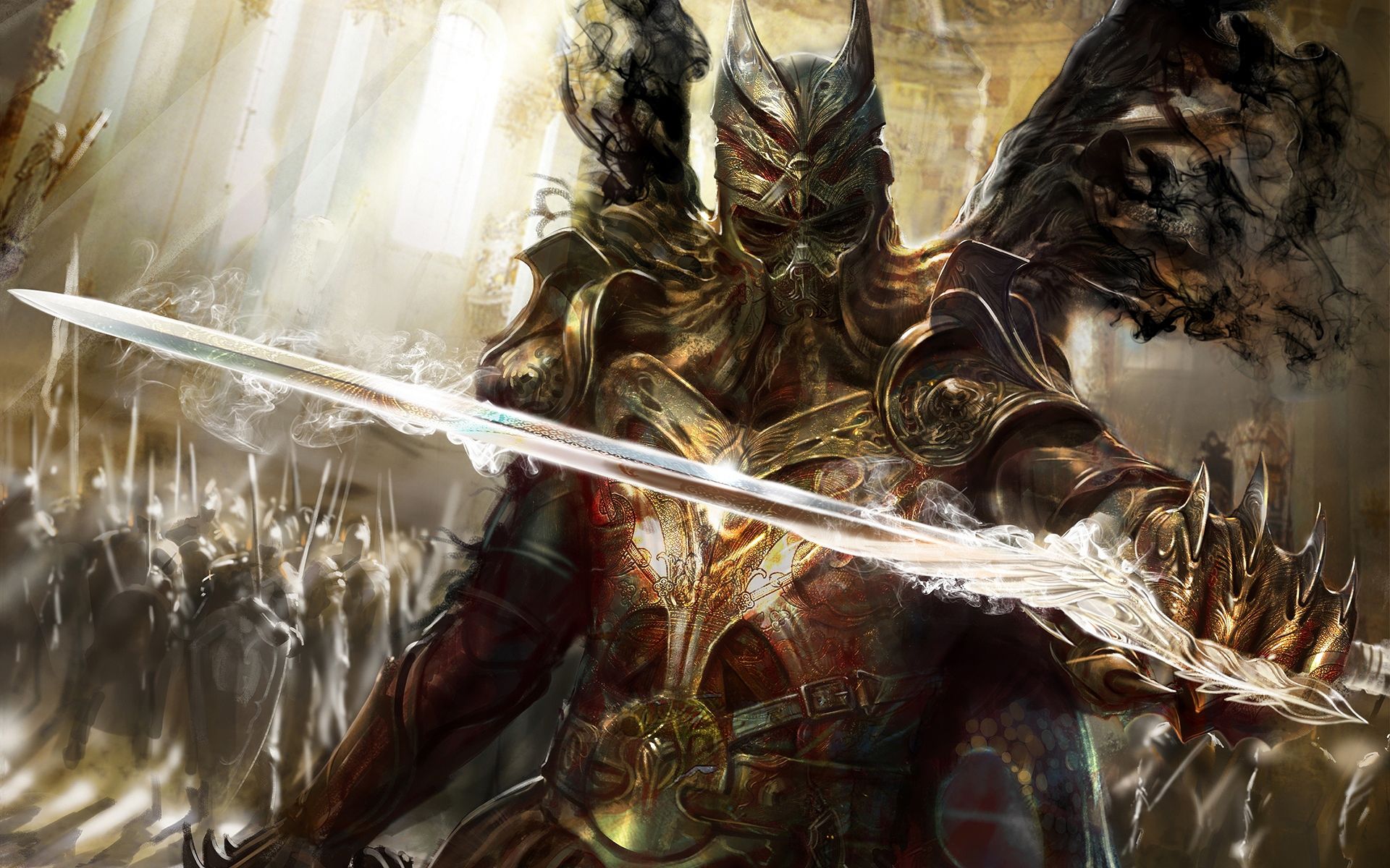 General 1920x1200 sword warrior armor fantasy art