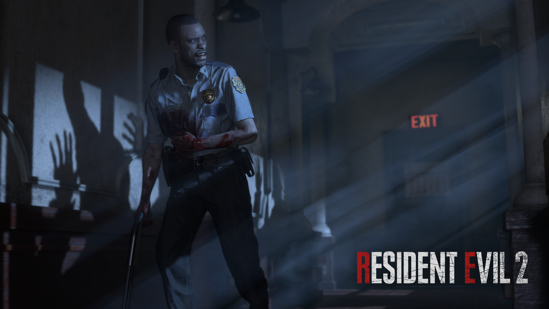 General 1920x1080 Resident Evil 2 video games video game art zombies blood
