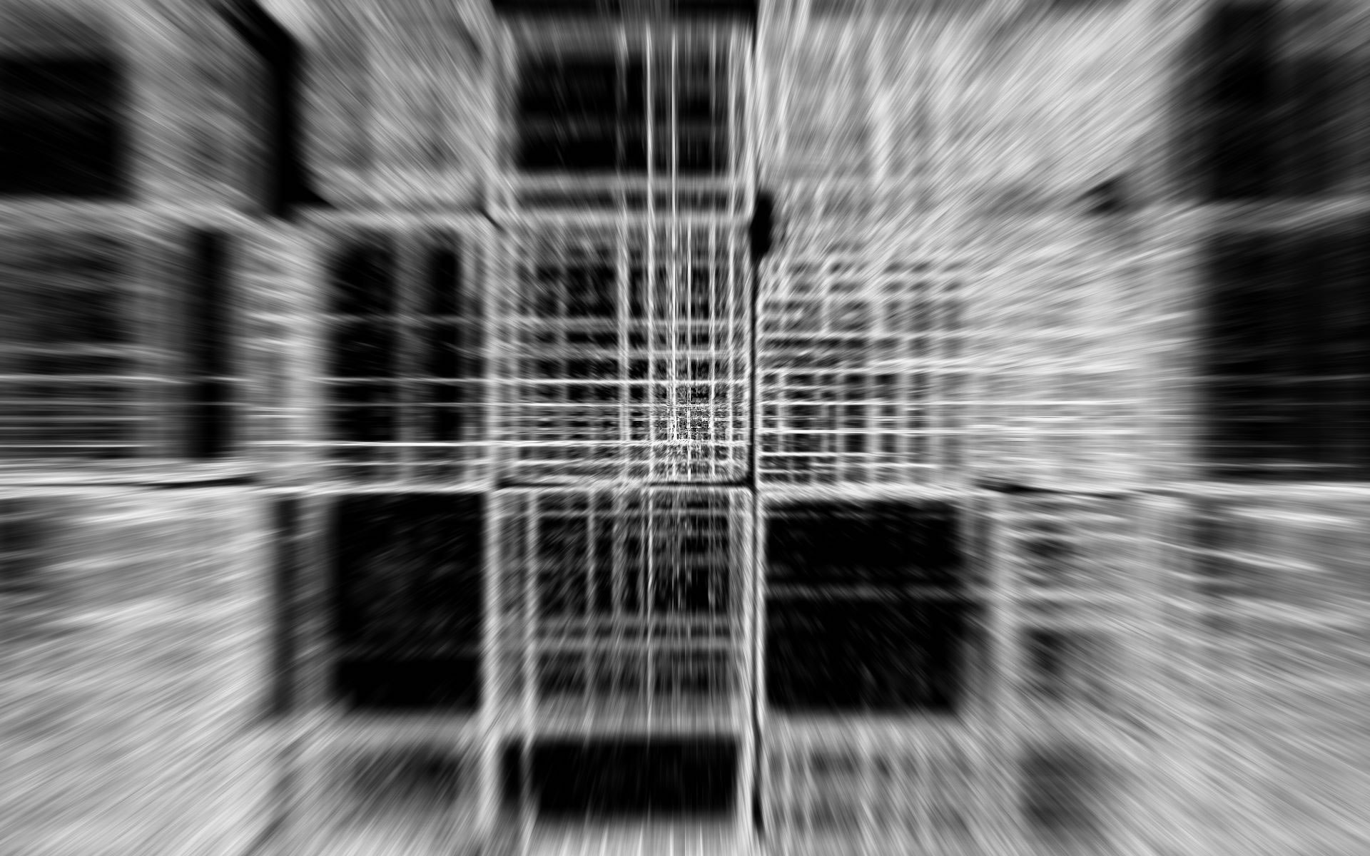 General 1920x1200 abstract digital art monochrome square minimalism geometry 3D Abstract 3D Blocks CGI black