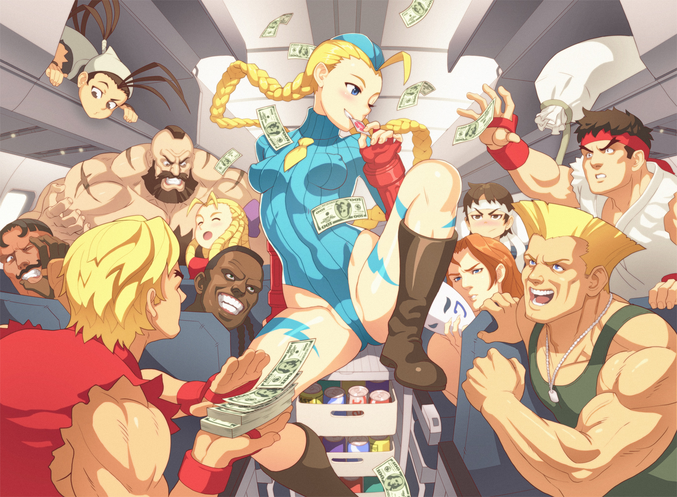 Anime 1361x1000 Street Fighter Ryu (Street Fighter) Ken (Street Fighter) Vega (Street Fighter) Zangief(street fighter) condom Cammy White Ibuki (Street Fighter) spread legs money blushing nipples through clothing group of people video games blonde boots Guile (character) sakura (street fighter) video game art video game man video game girls women men Laura (Street Fighter)