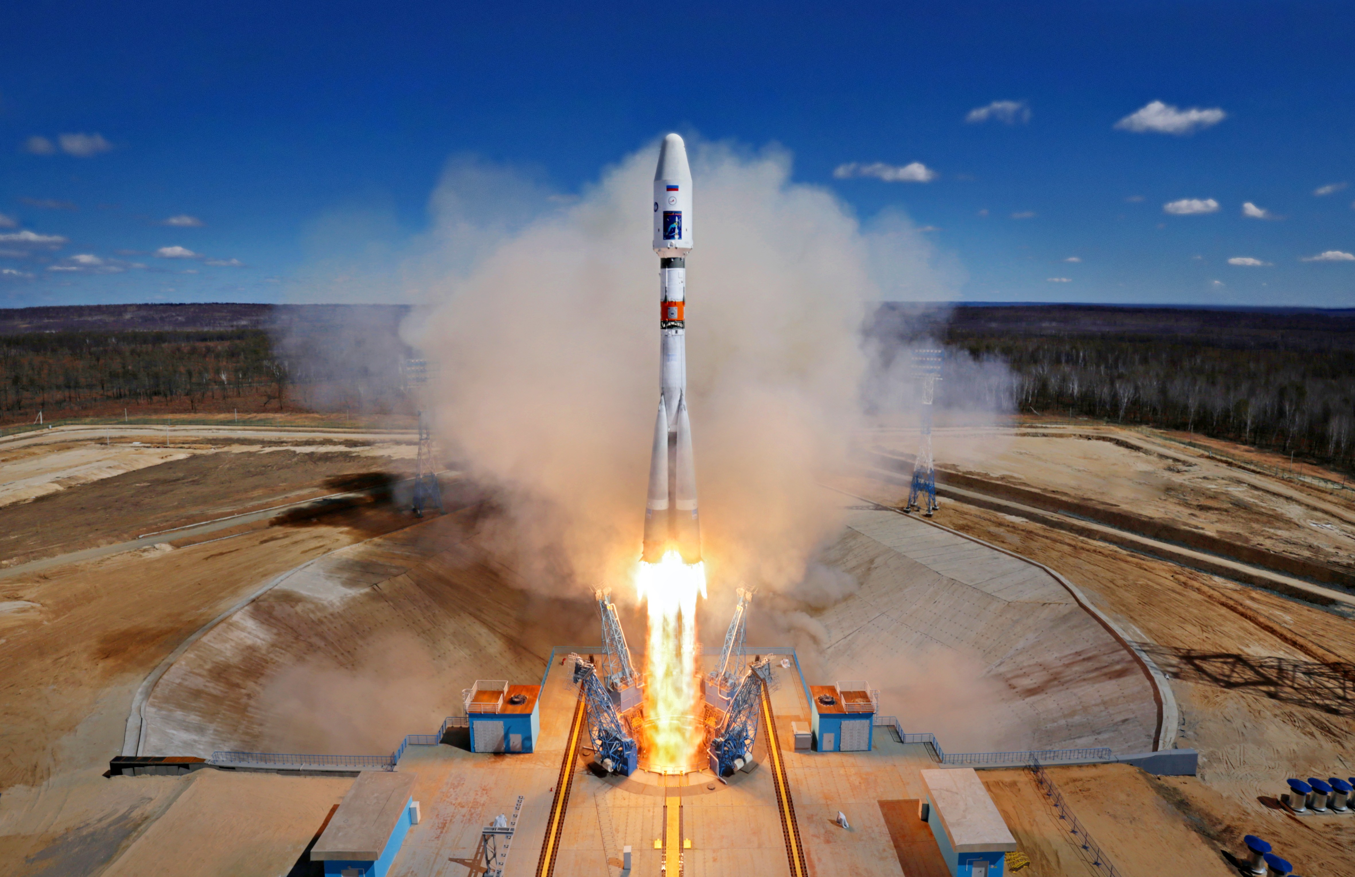 General 4724x3060 Roscosmos Vostochny Cosmodrome Soyuz rocket vehicle space rocket Russia