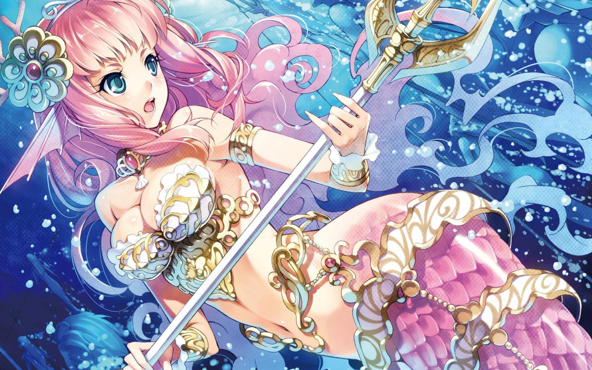 anime mermaid warrior