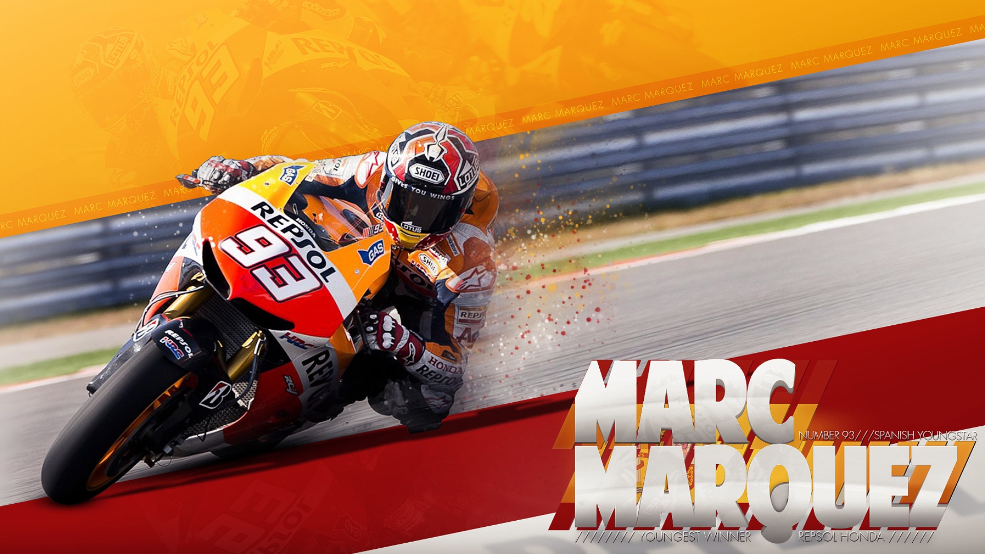 People 1920x1080 Marc Marquez Repsol Honda motorcycle Moto GP racing sport motorsport vehicle