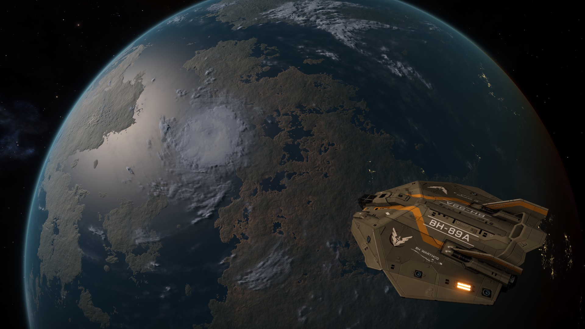 General 1920x1080 Elite: Dangerous space Space Simulator spaceship planet Earthlike Planet ASP Explorer video games Frontier Developments