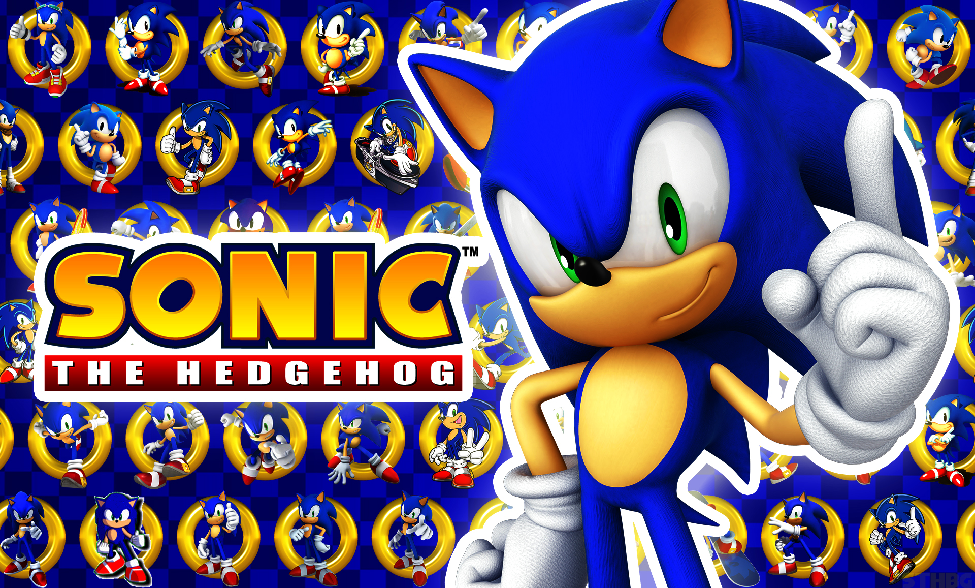 General 1920x1157 Sonic Sonic the Hedgehog logo Sega video games writing text video game characters