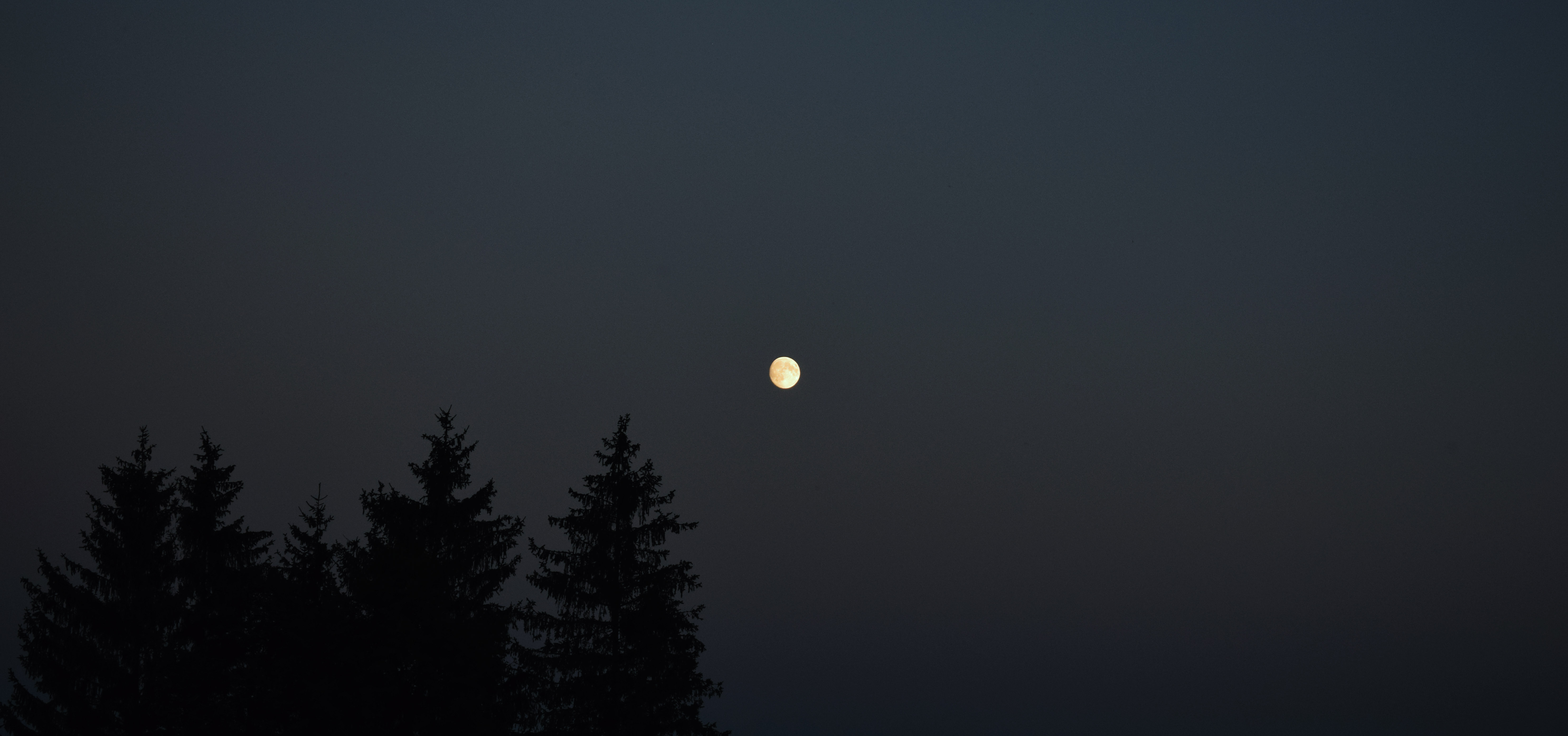General 5940x2788 Moon moonlight sunset sky full moon