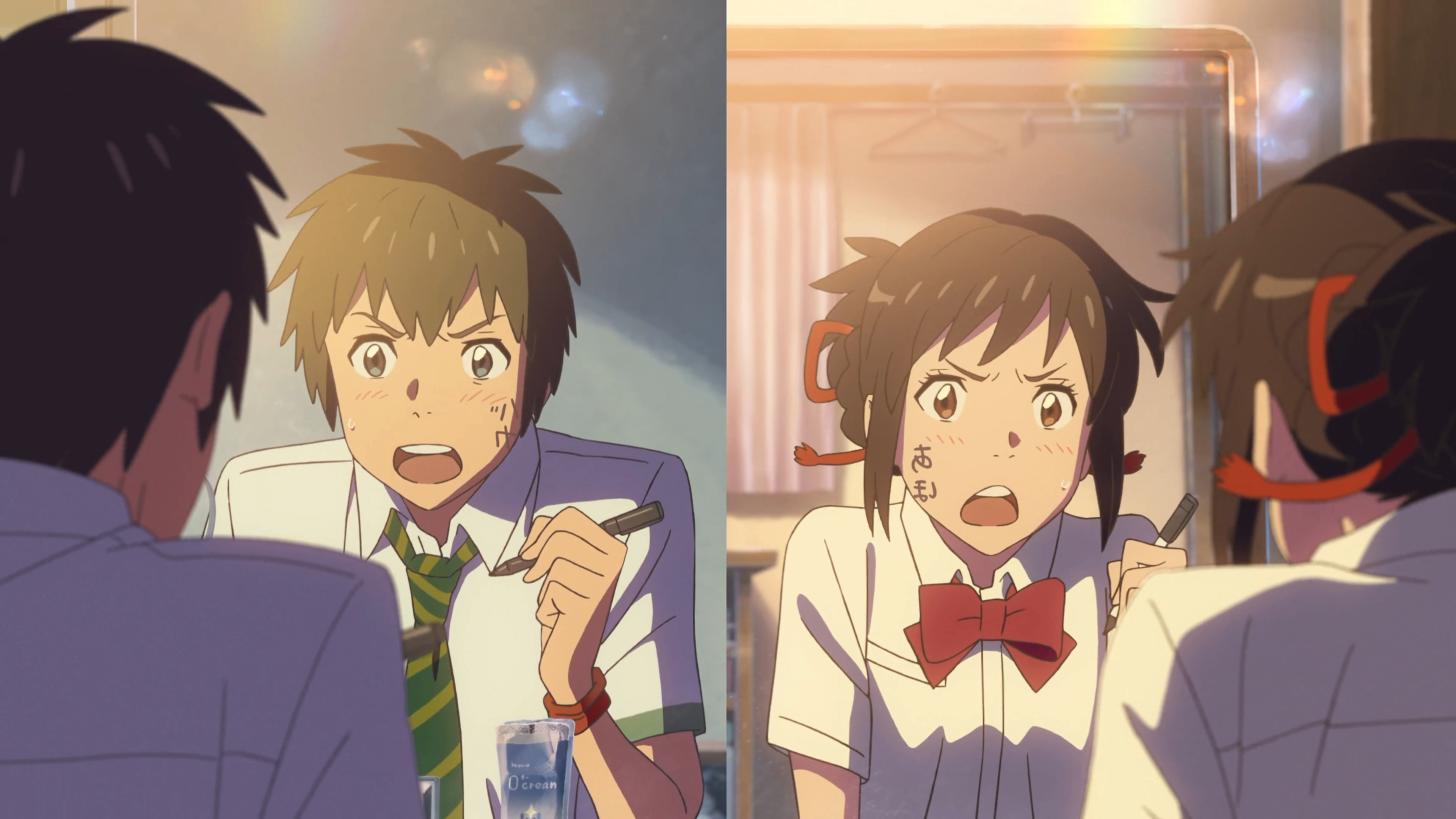 Anime 3840x2160 Makoto Shinkai  Kimi no Na Wa anime anime girls anime boys