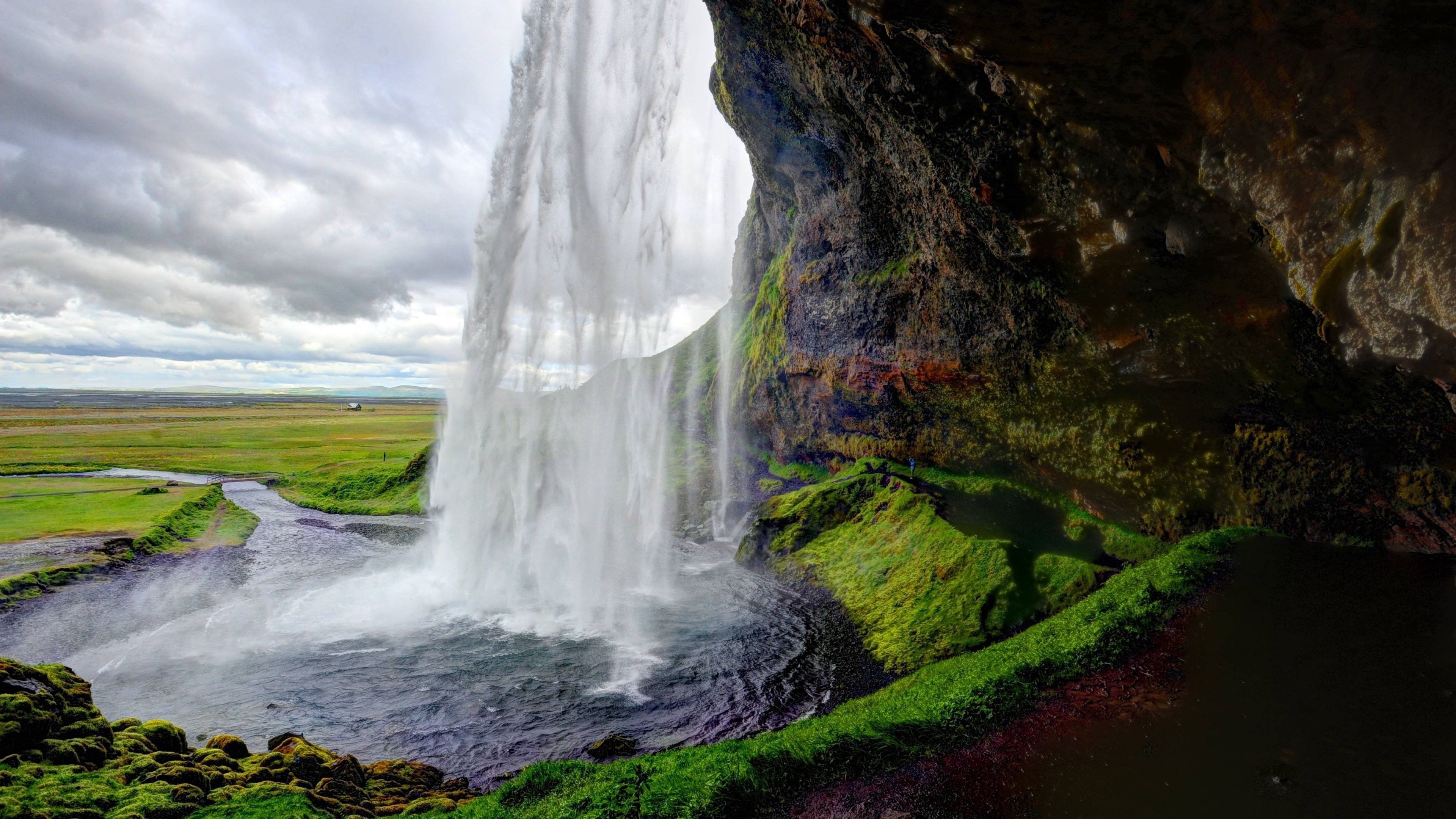 General 3840x2160 waterfall nature water Iceland landscape nordic landscapes Seljalandsfoss Waterfall
