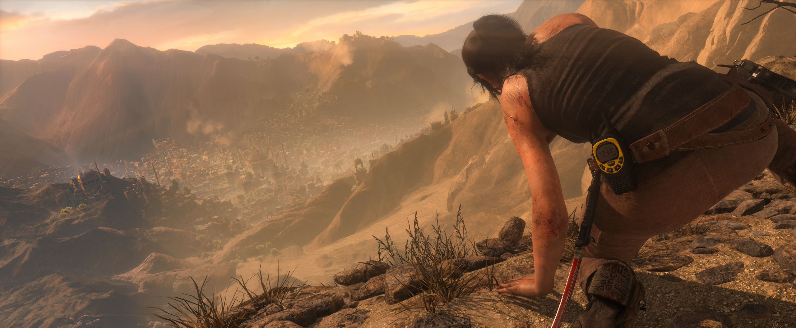 General 2560x1057 Tomb Raider Rise of the Tomb Raider Lara Croft (Tomb Raider) video games video game landscape screen shot PC gaming