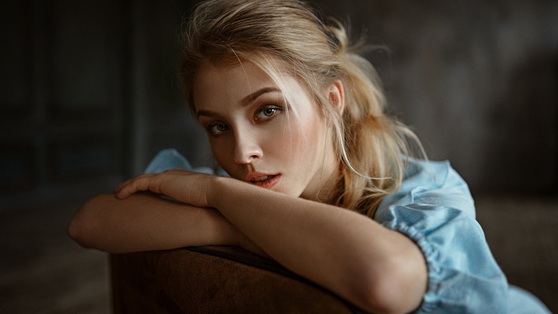 Women Georgy Chernyadyev Blonde Alice Tarasenko Portrait Depth Of Field X