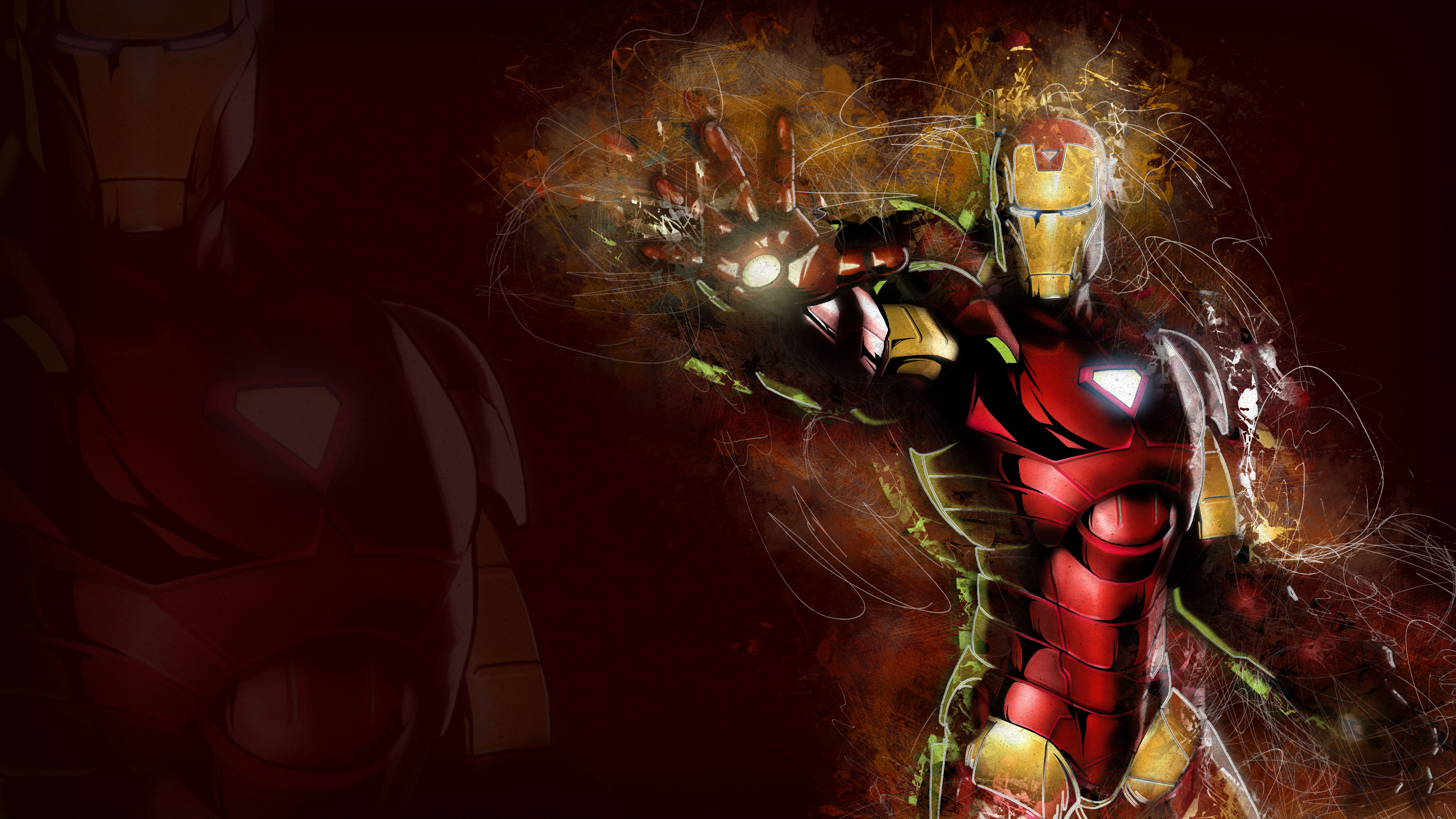 General 3840x2160 hero comics artwork Iron Man Marvel vs. Capcom 3: Fate of Two Worlds Marvel Vs. Capcom