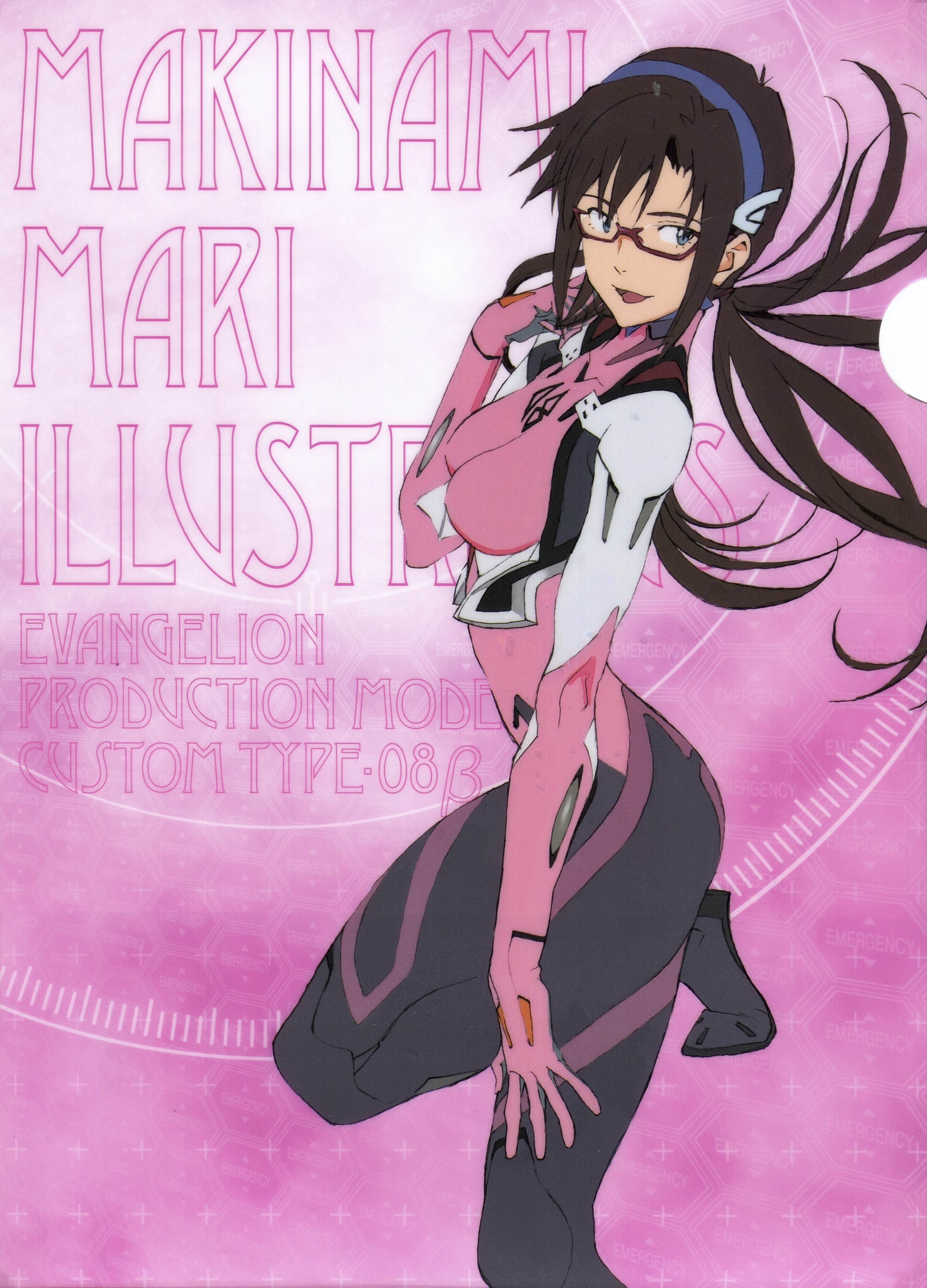 Anime 3348x4650 Neon Genesis Evangelion anime girls Makinami Mari Illustrious