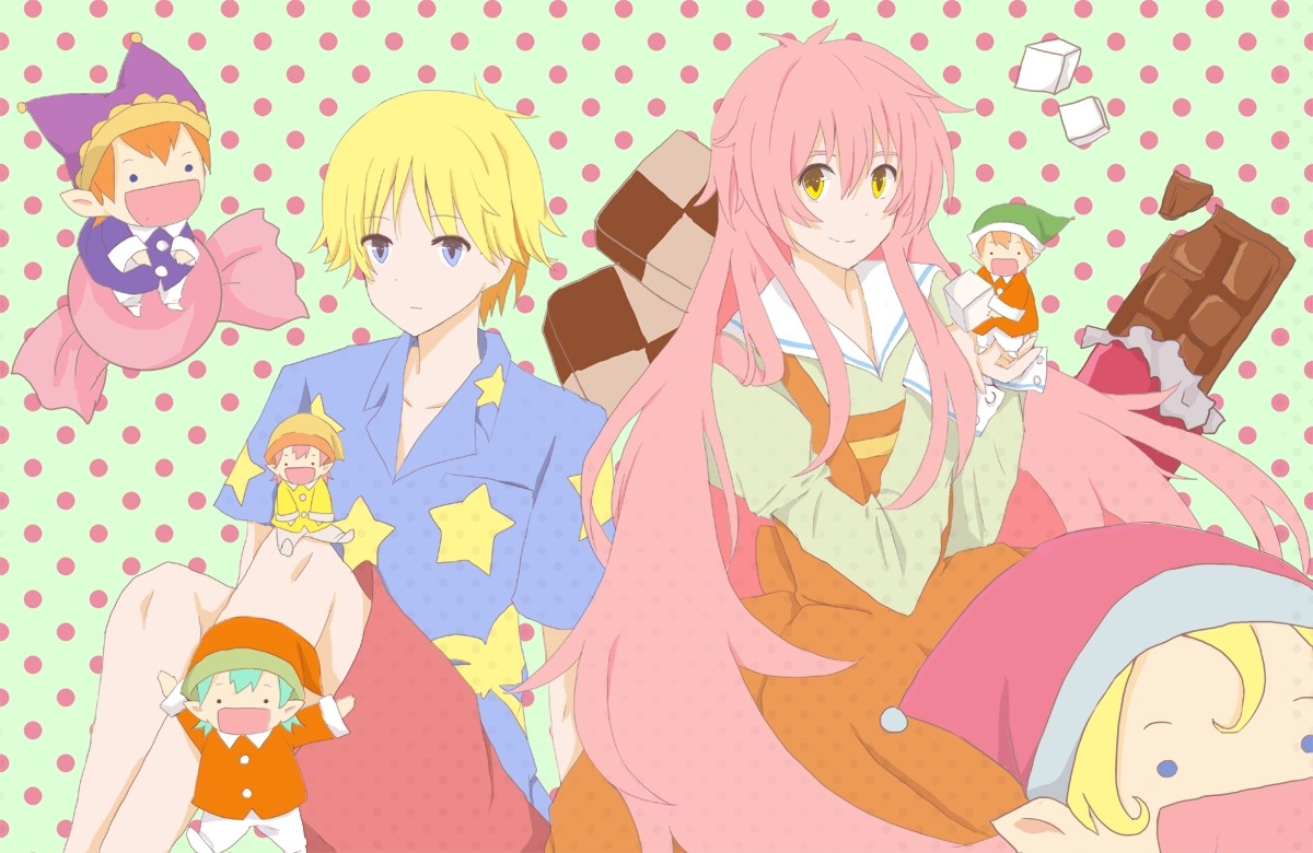 Anime 1200x780 Jinrui wa Suitai Shimashita Watashi (Jinrui wa Suitai Shimashita) anime colorful anime girls pink hair