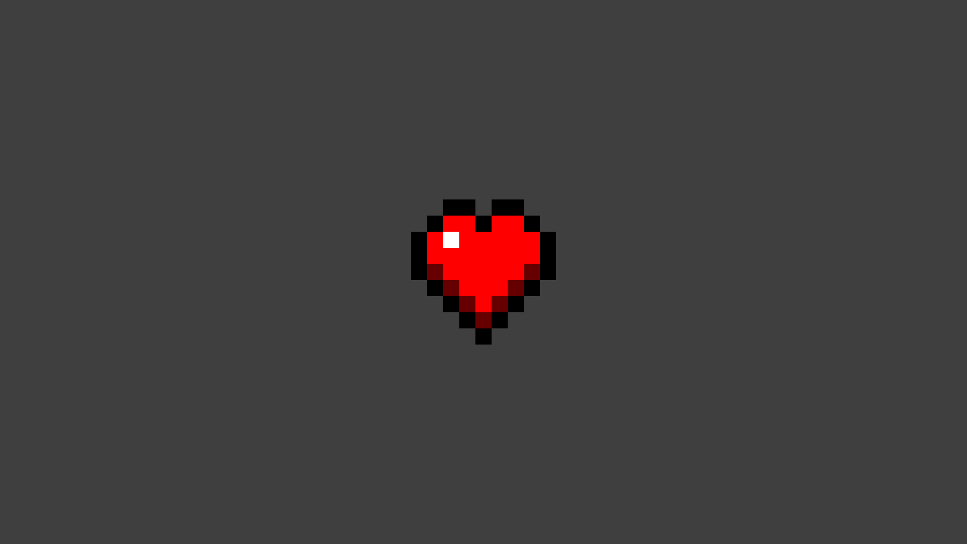 General 1920x1080 pixel art pixels heart life