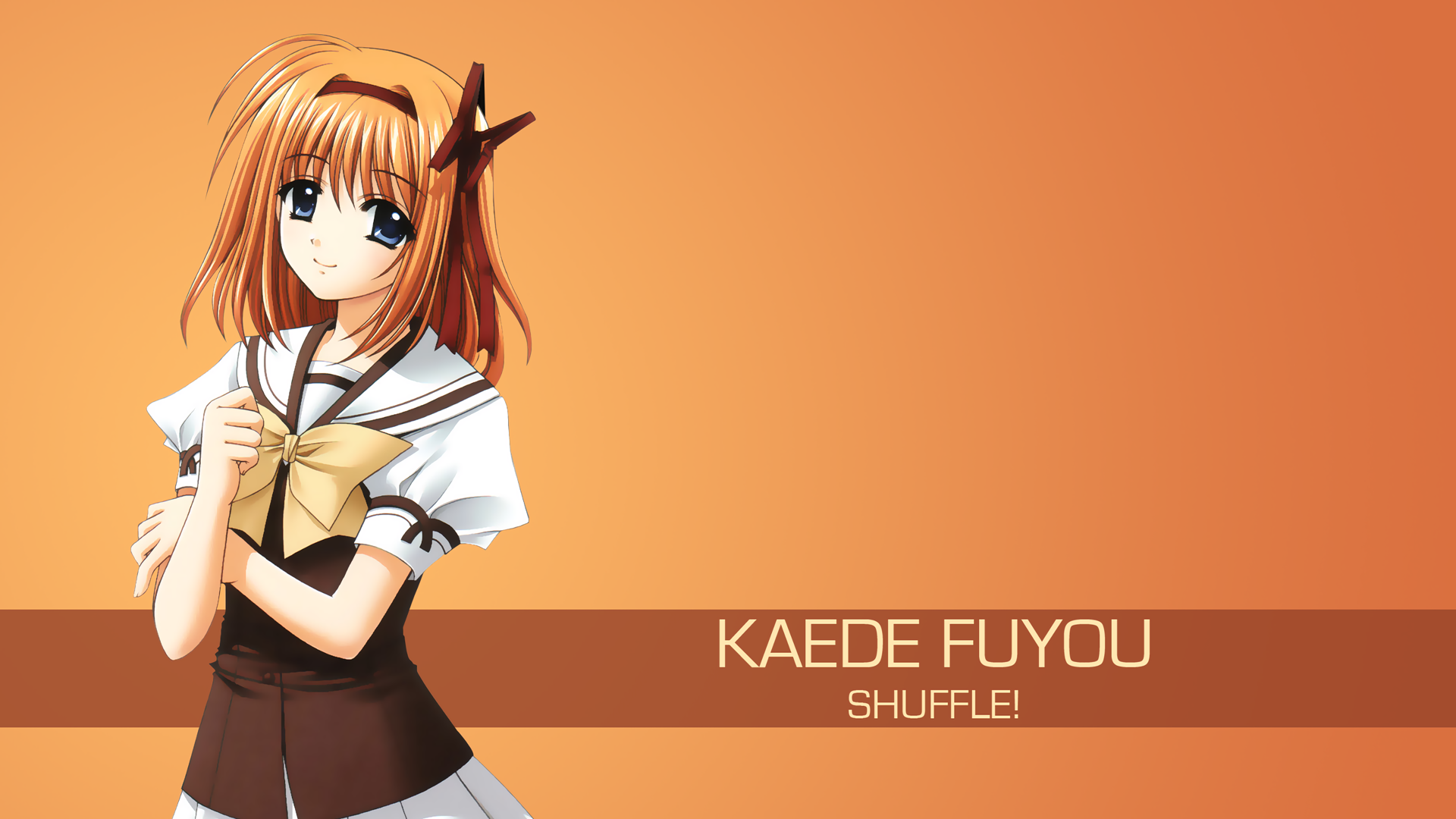 Anime 1920x1080 anime girls Shuffle! Fuyou Kaede
