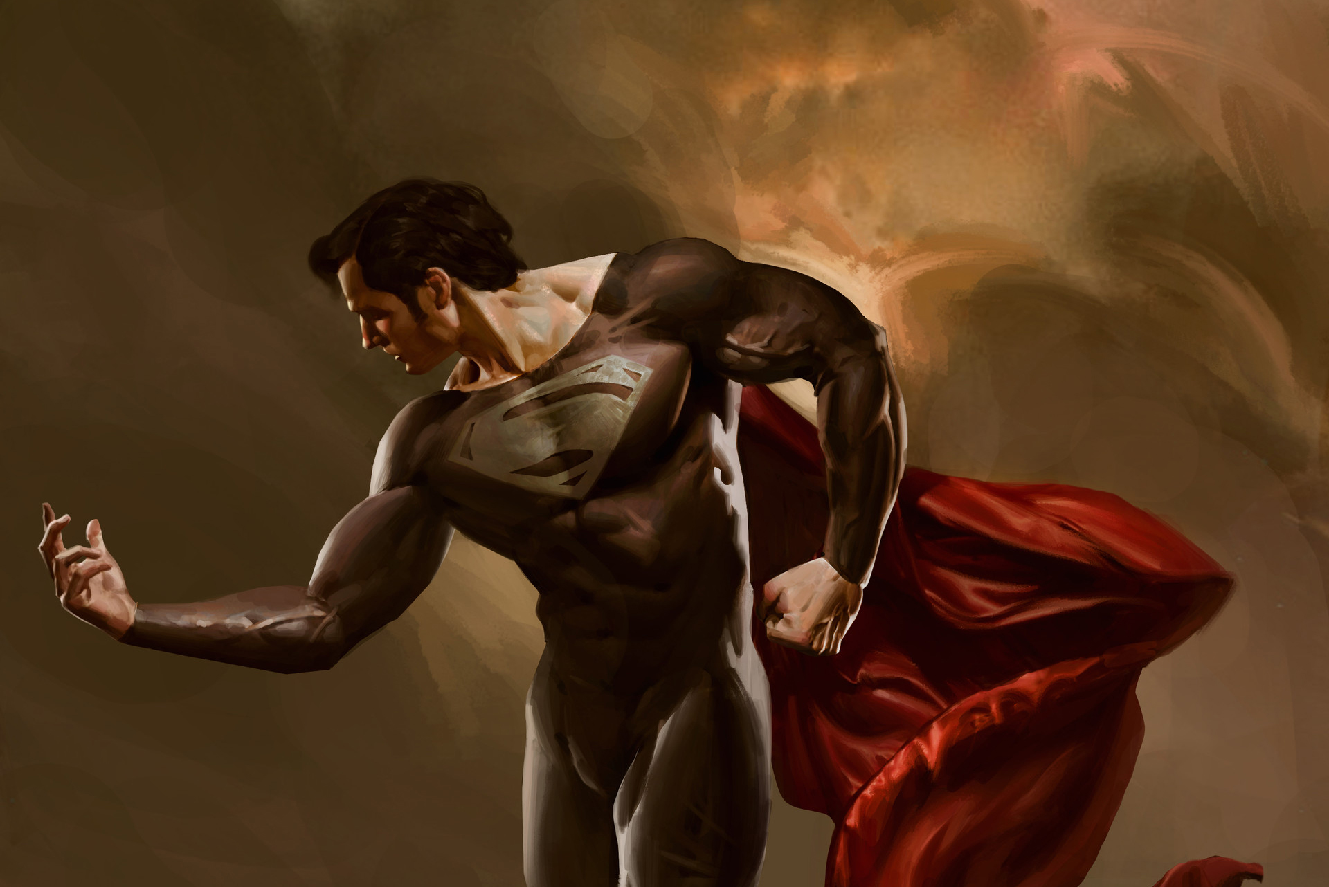 General 1920x1282 Superman DC Comics artwork digital art Man of Steel