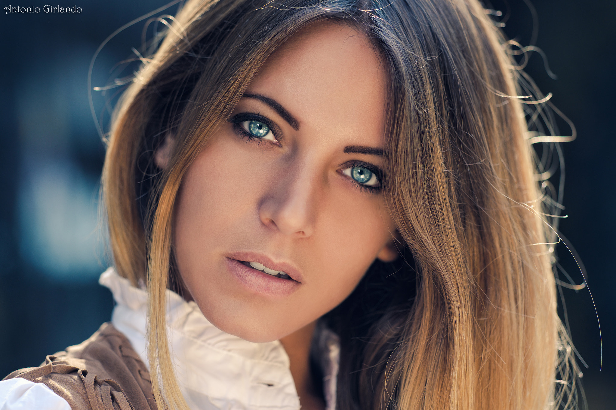 Blue eyed girl