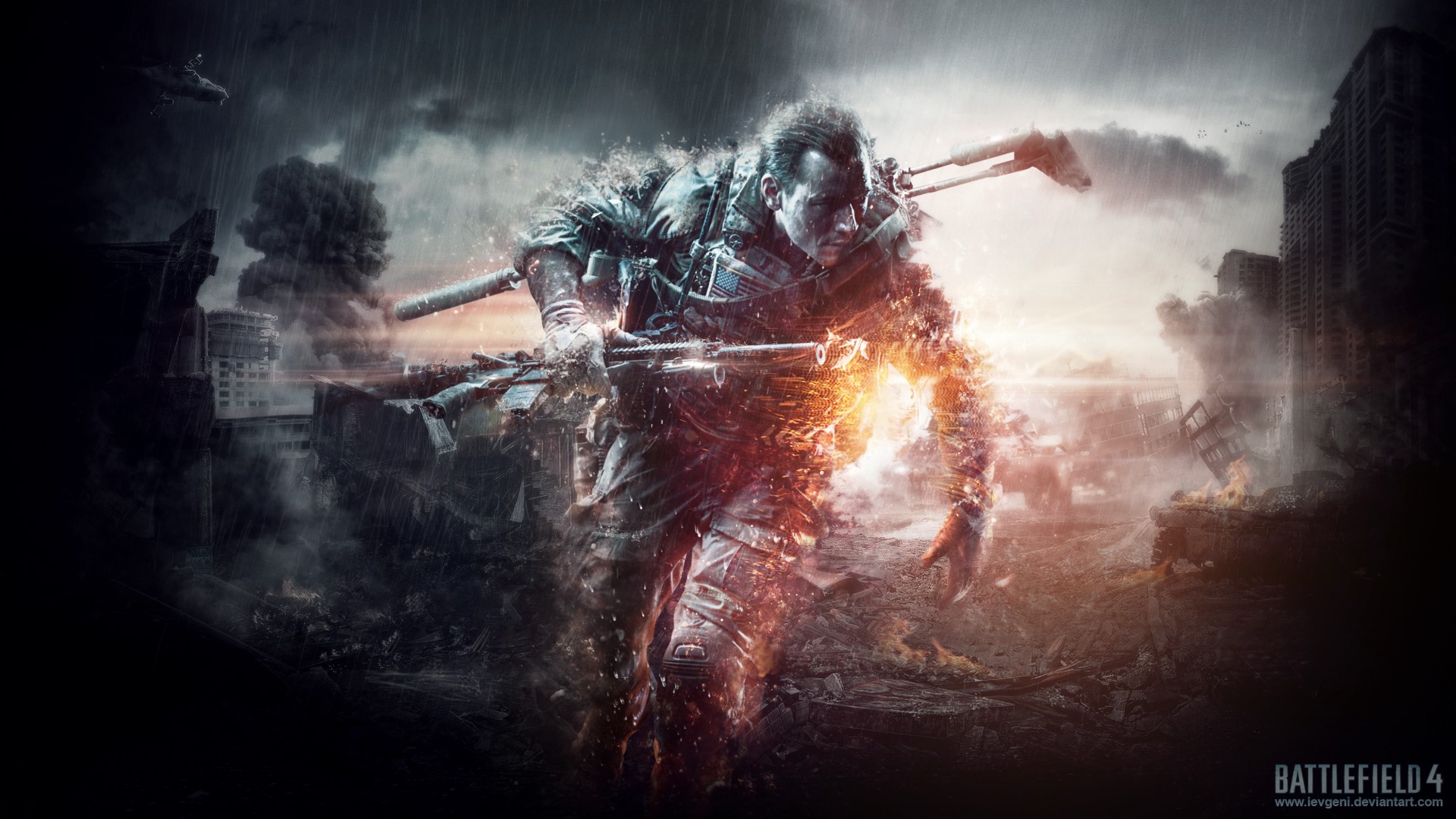 General 1920x1080 Battlefield 4 video games video game art soldier 2013 (Year) PC gaming video game men