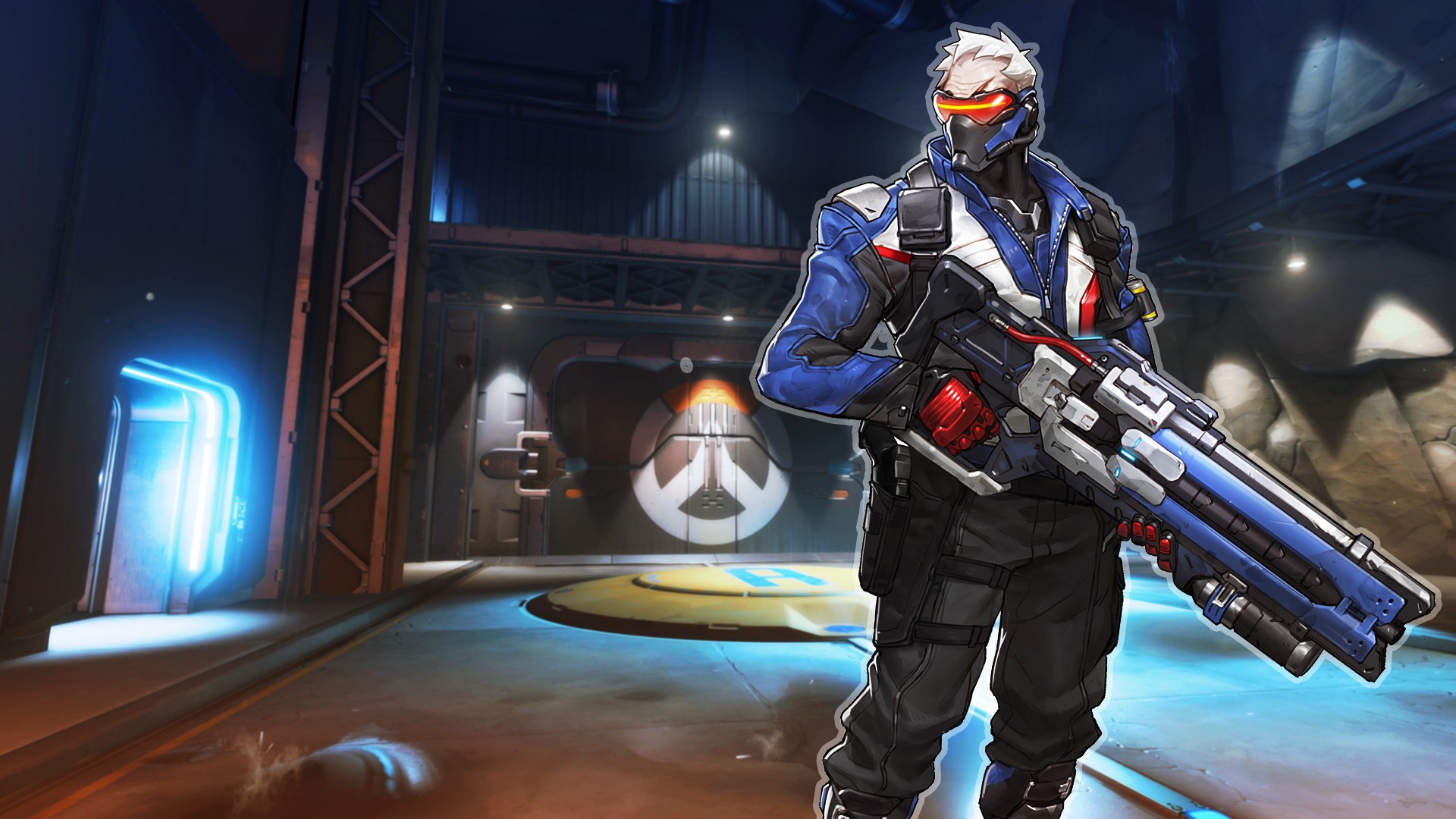 General 1920x1080 Overwatch Blizzard Entertainment video games livewirehd (Author) Soldier: 76 (Overwatch) PC gaming