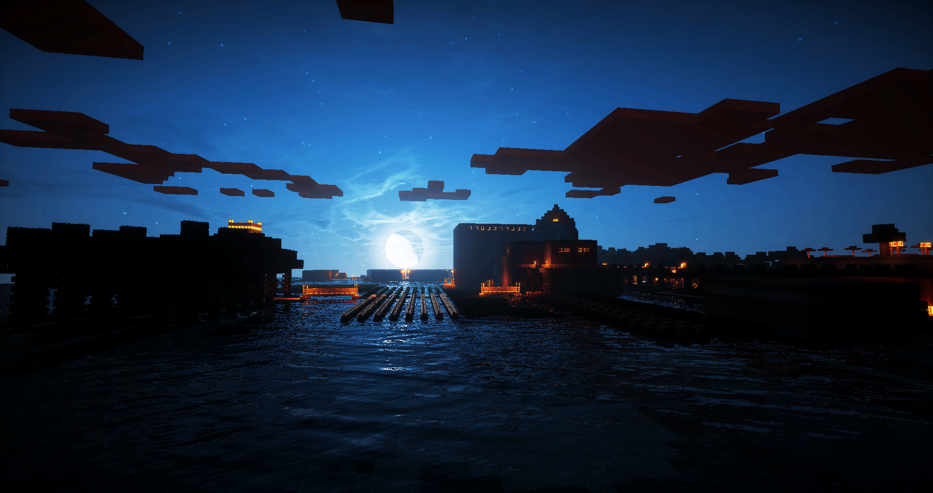 General 1920x1016 Minecraft screen shot video games PC gaming video game landscape