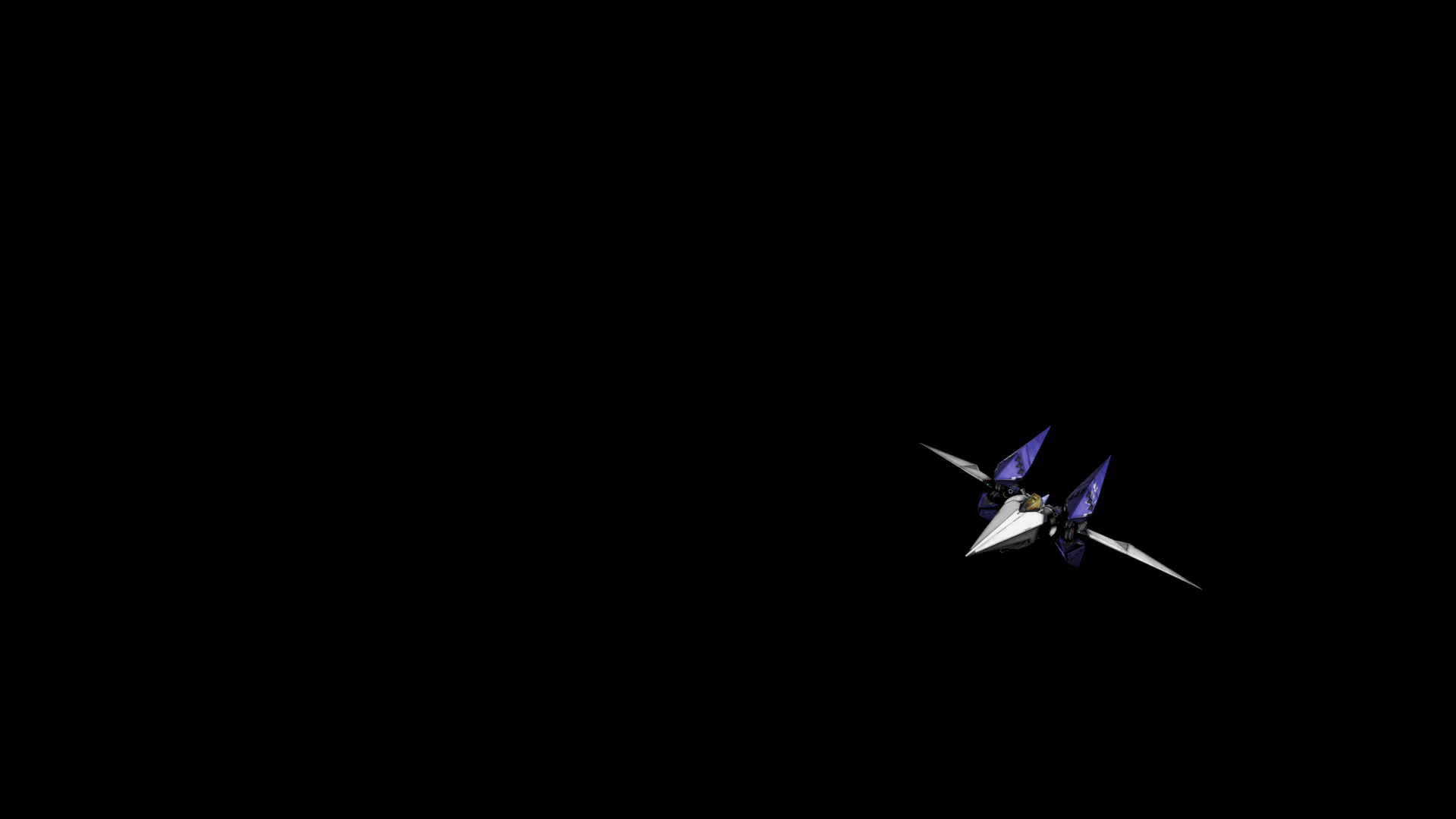General 1920x1080 Star Fox spaceship video games simple background minimalism vehicle black background
