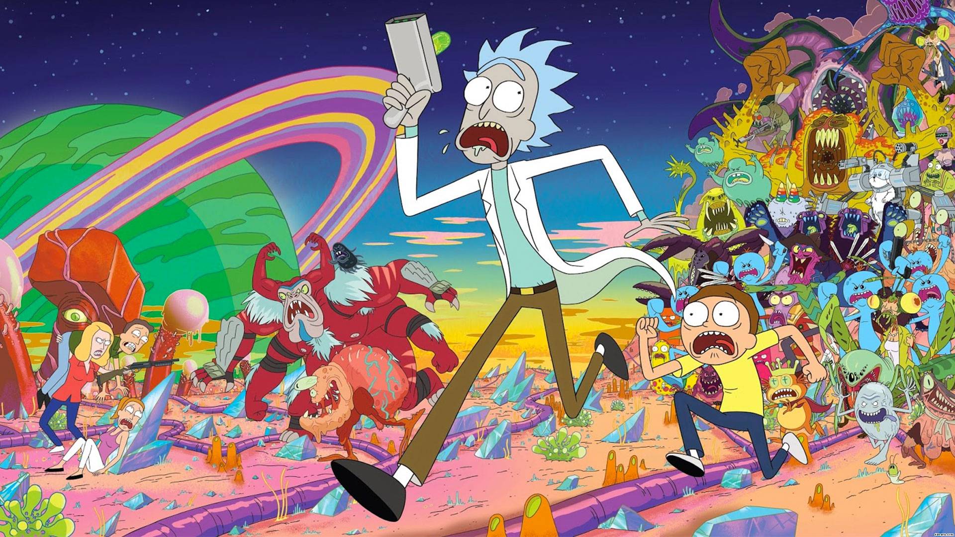 General 1920x1080 Rick and Morty TV Adult Swim Rick Sanchez Morty Smith Jerry Smith Beth Smith Summer Smith