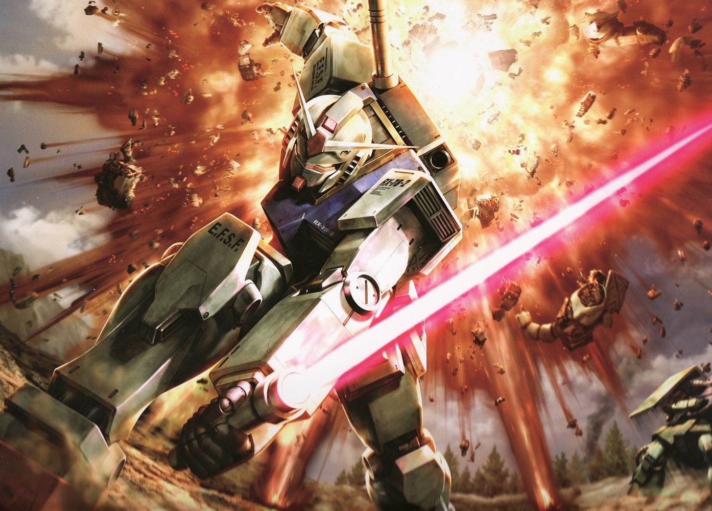Anime 1394x1000 mechs Gundam RX-78 Gundam anime