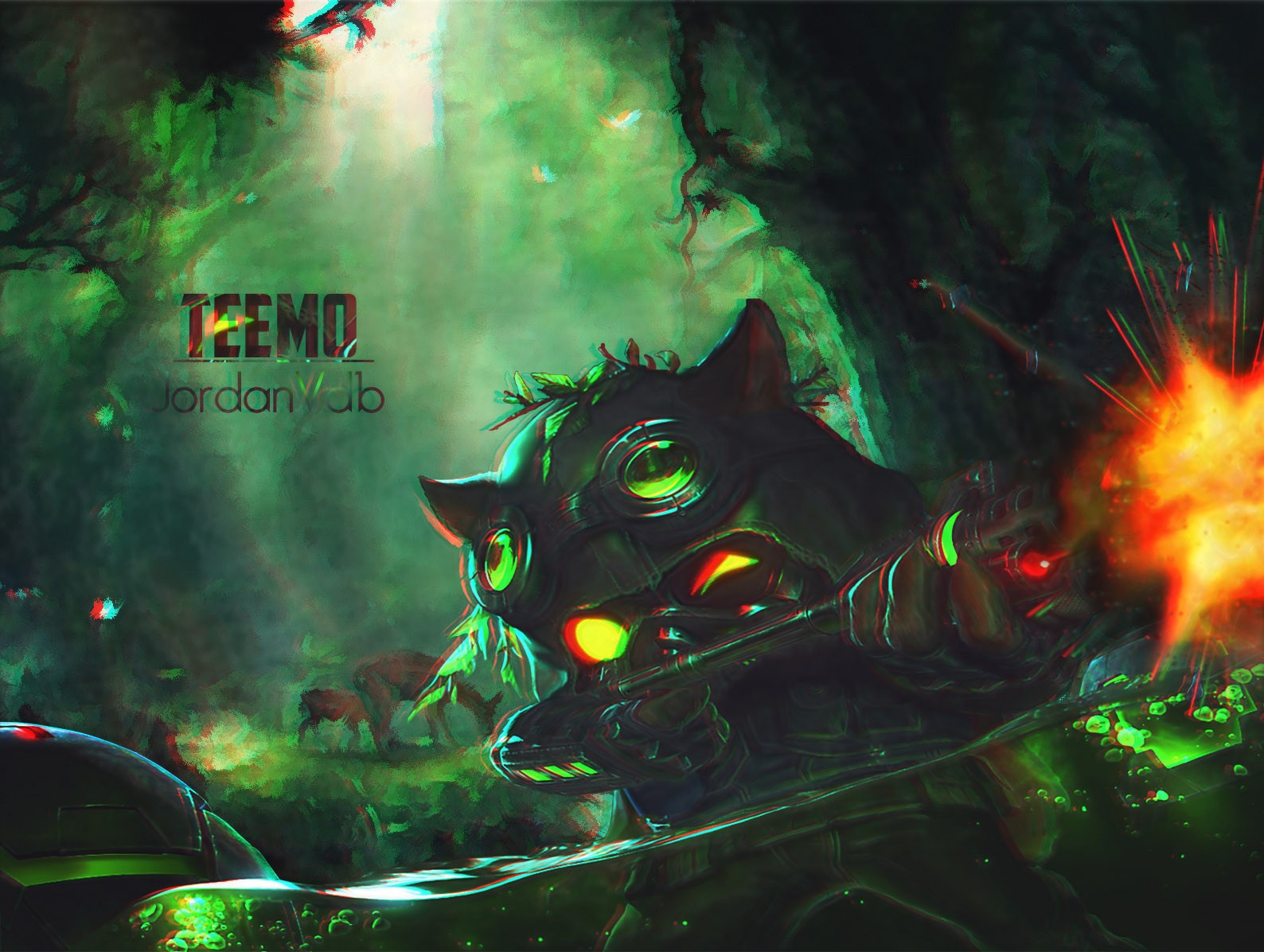 General 1588x1196 Riot Games League of Legends trolls video game characters Teemo (League of Legends) PC gaming digital art