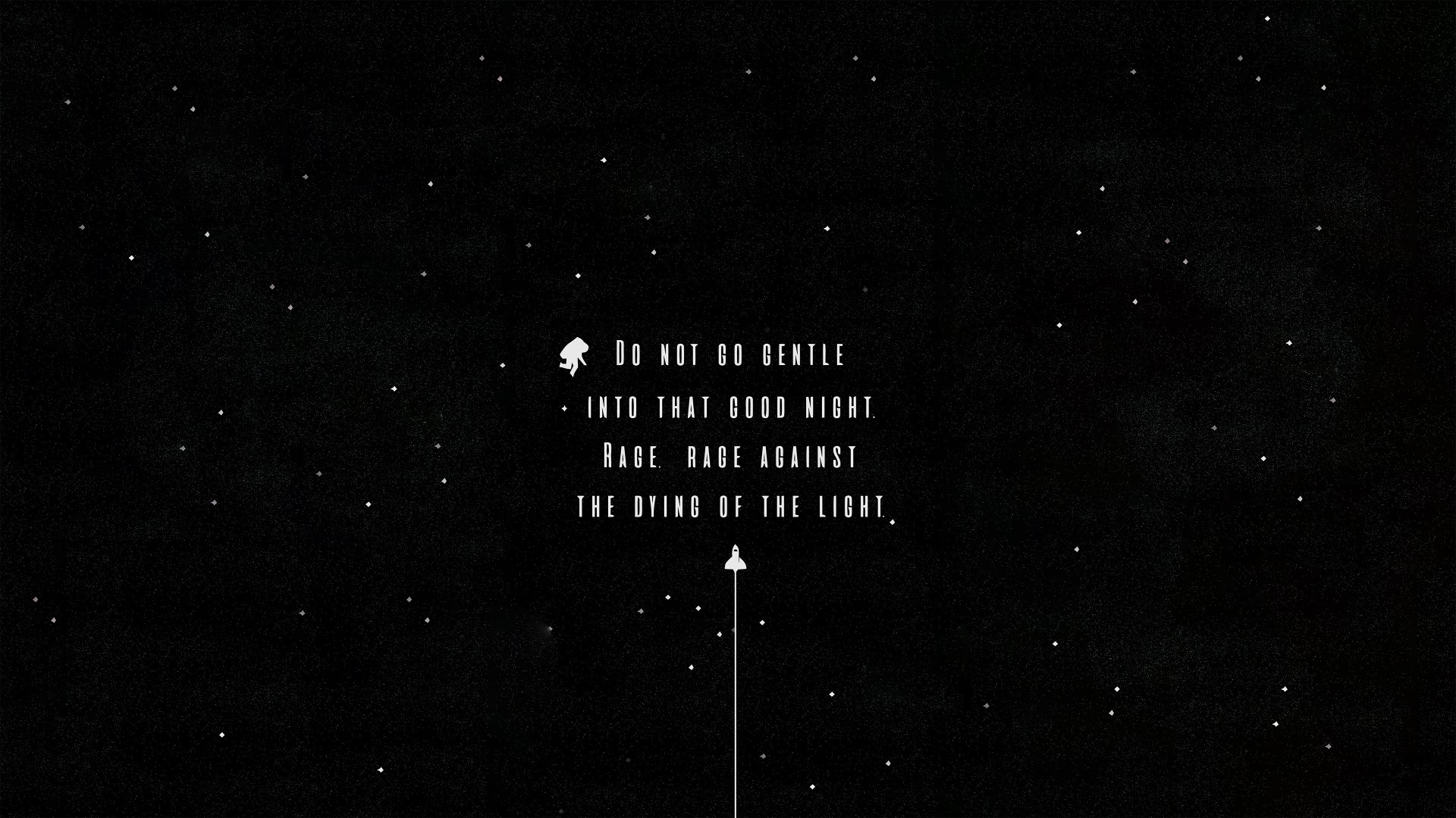 General 1920x1080 quote stars poetry typography Interstellar (movie)