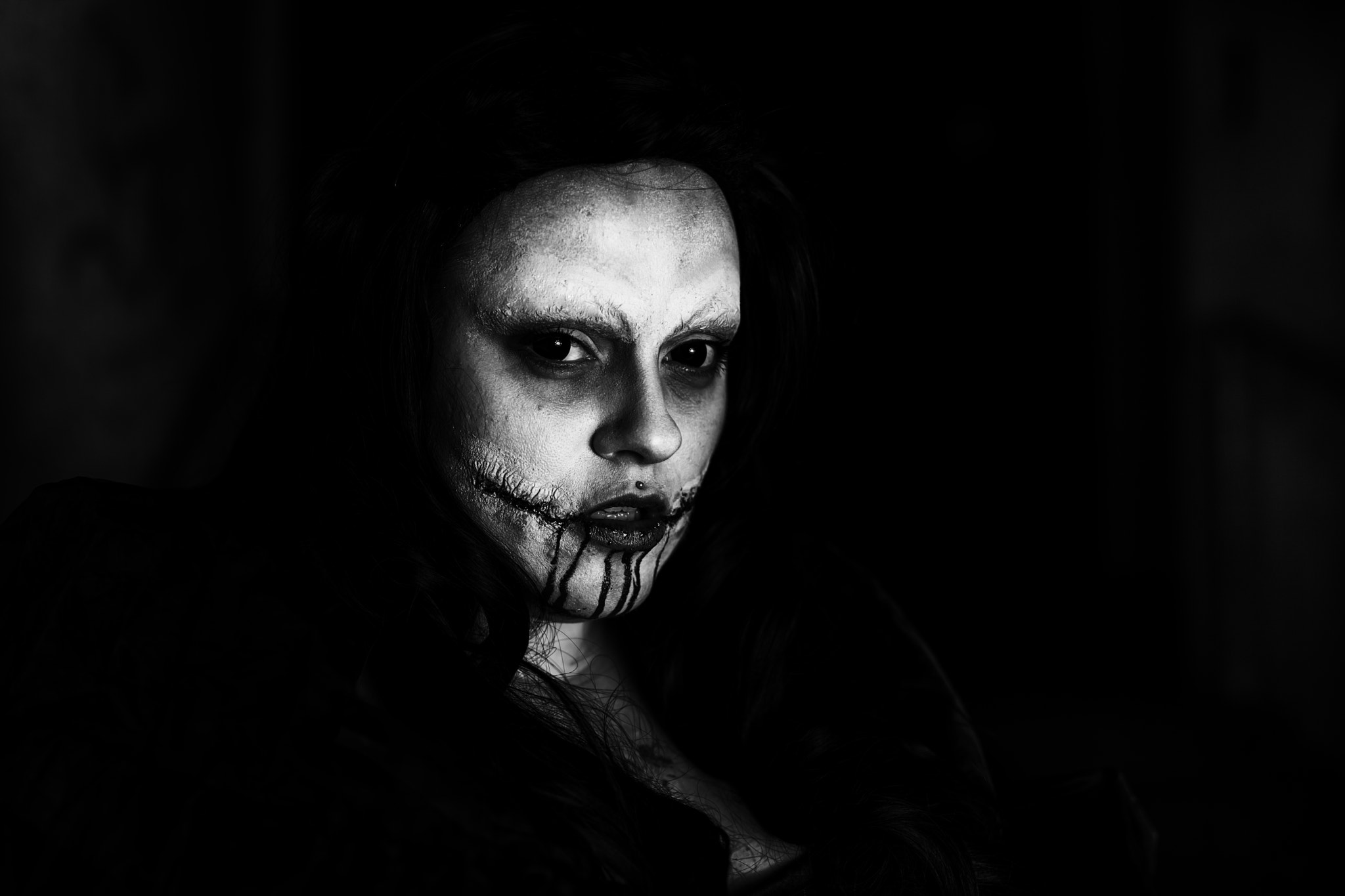 People 2048x1365 witch horror scars women dark 500px Peter Michaelis monochrome blood