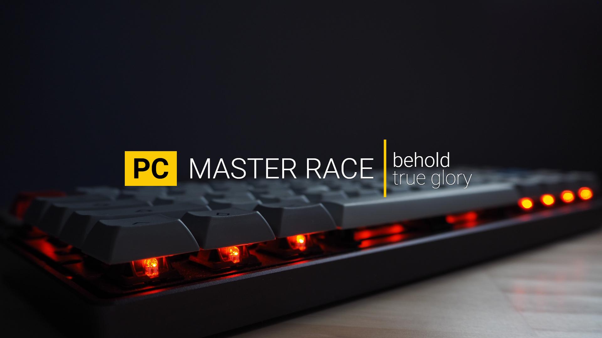 General 1920x1080 PC Master  Race mechanical keyboard technology keyboards digital art text