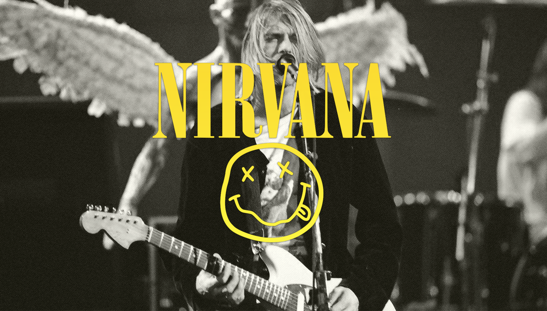 General 1900x1080 Nirvana grunge rocks Kurt Cobain band