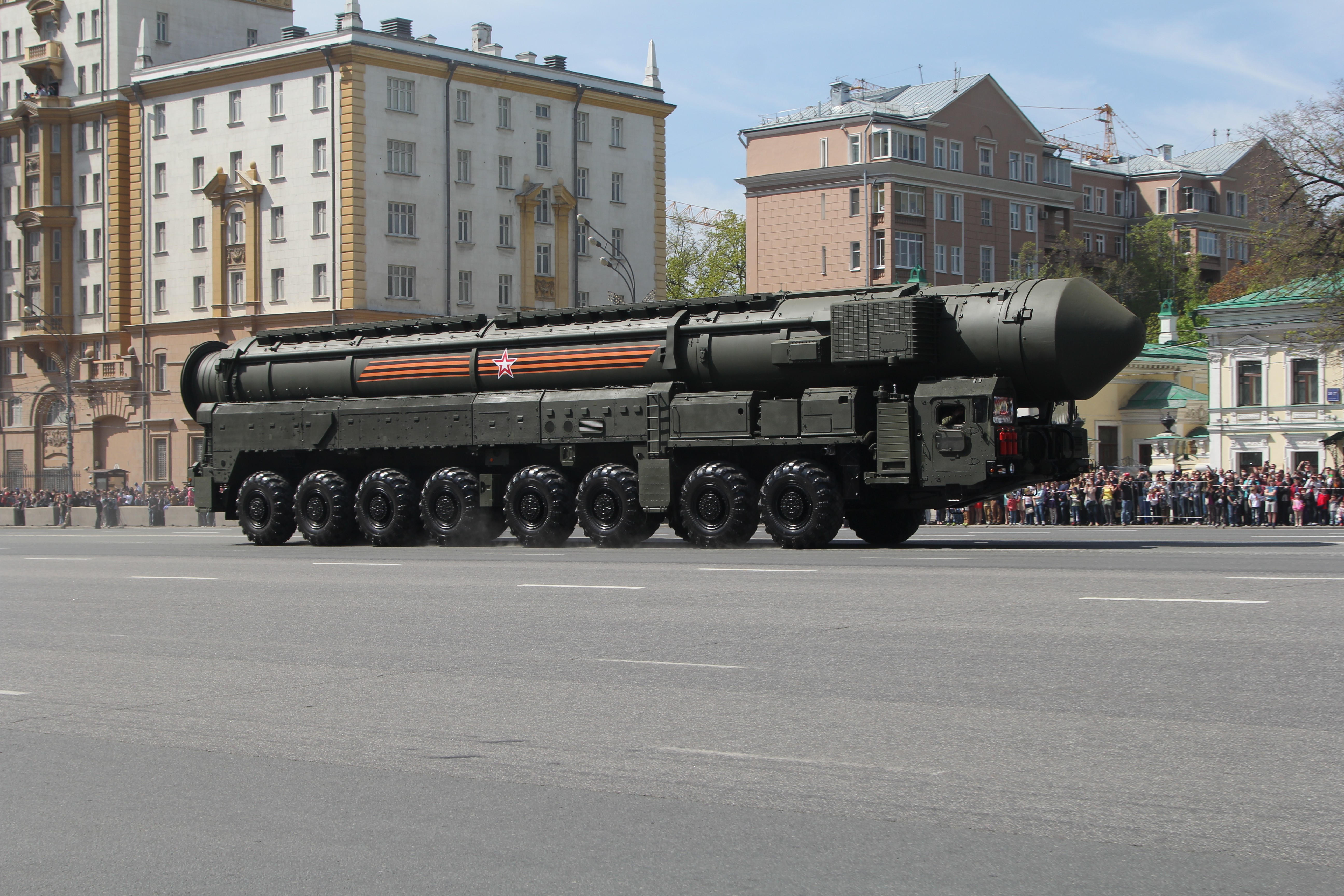 General 5184x3456 ICBM military vehicle weapon city missiles Russian Army military vehicle nuclear MAZ
