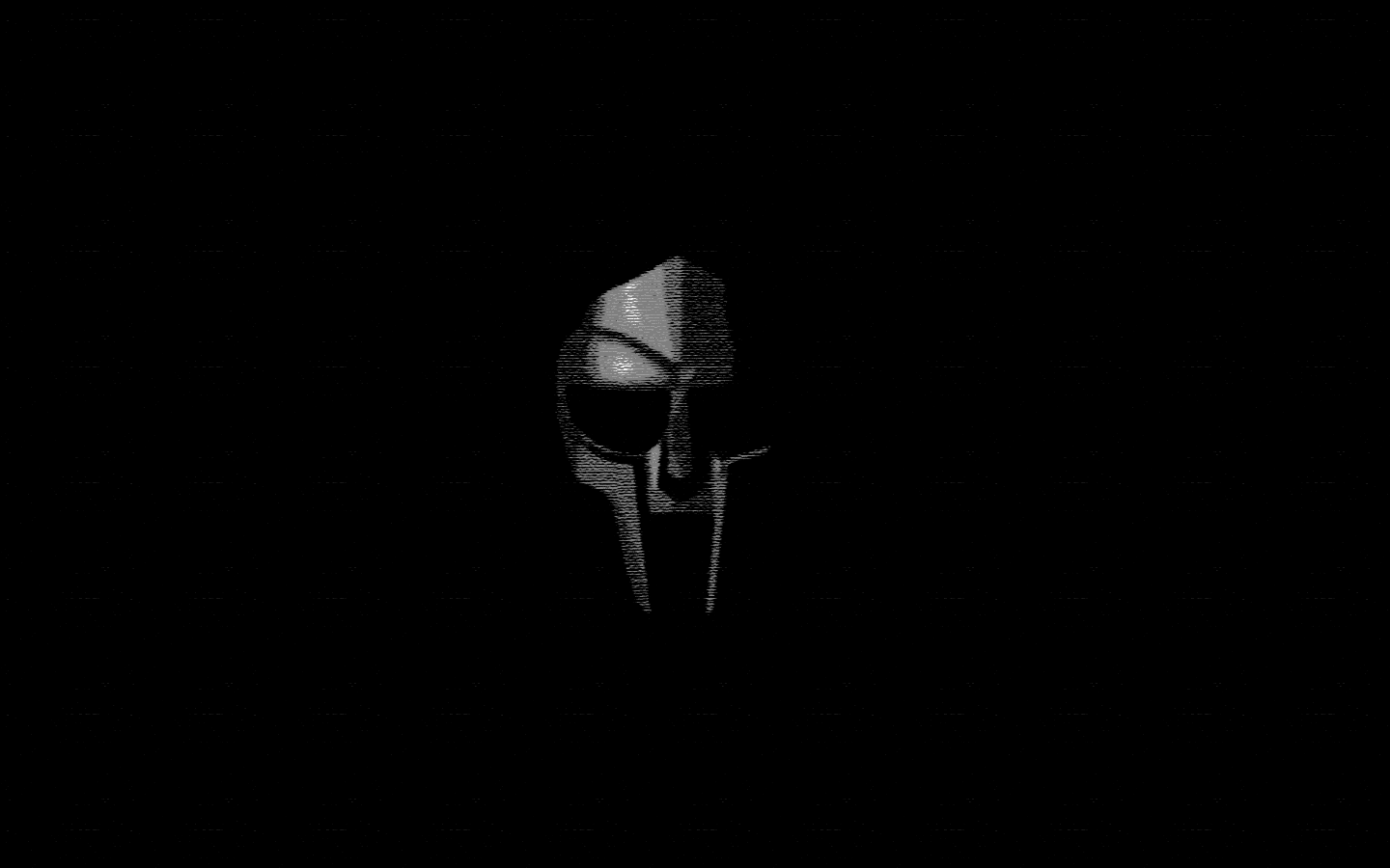 General 1440x900 MF DOOM music hip hop mask black background Rapper singer deceased
