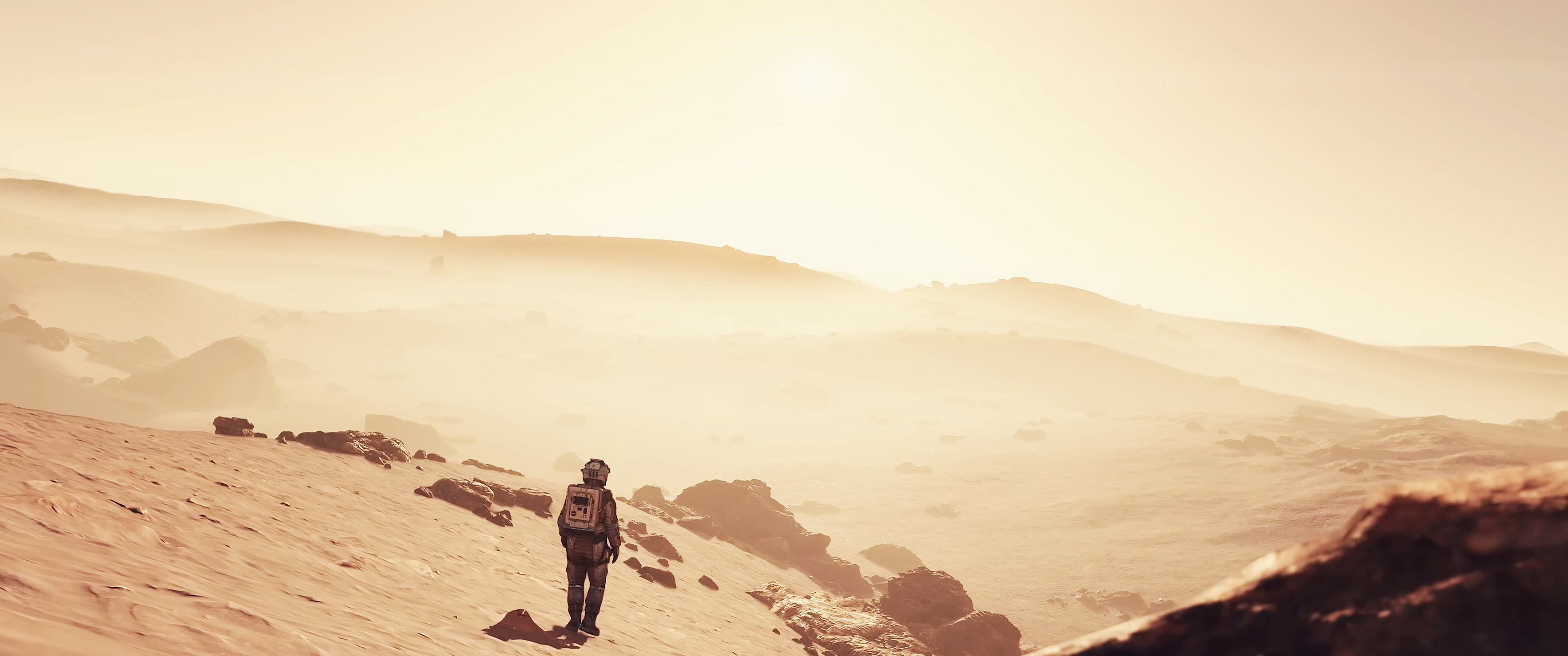 General 3440x1440 Starfield (video game) Bethesda Softworks space spacesuit video game characters desolate desert video games landscape video game art rocks sand