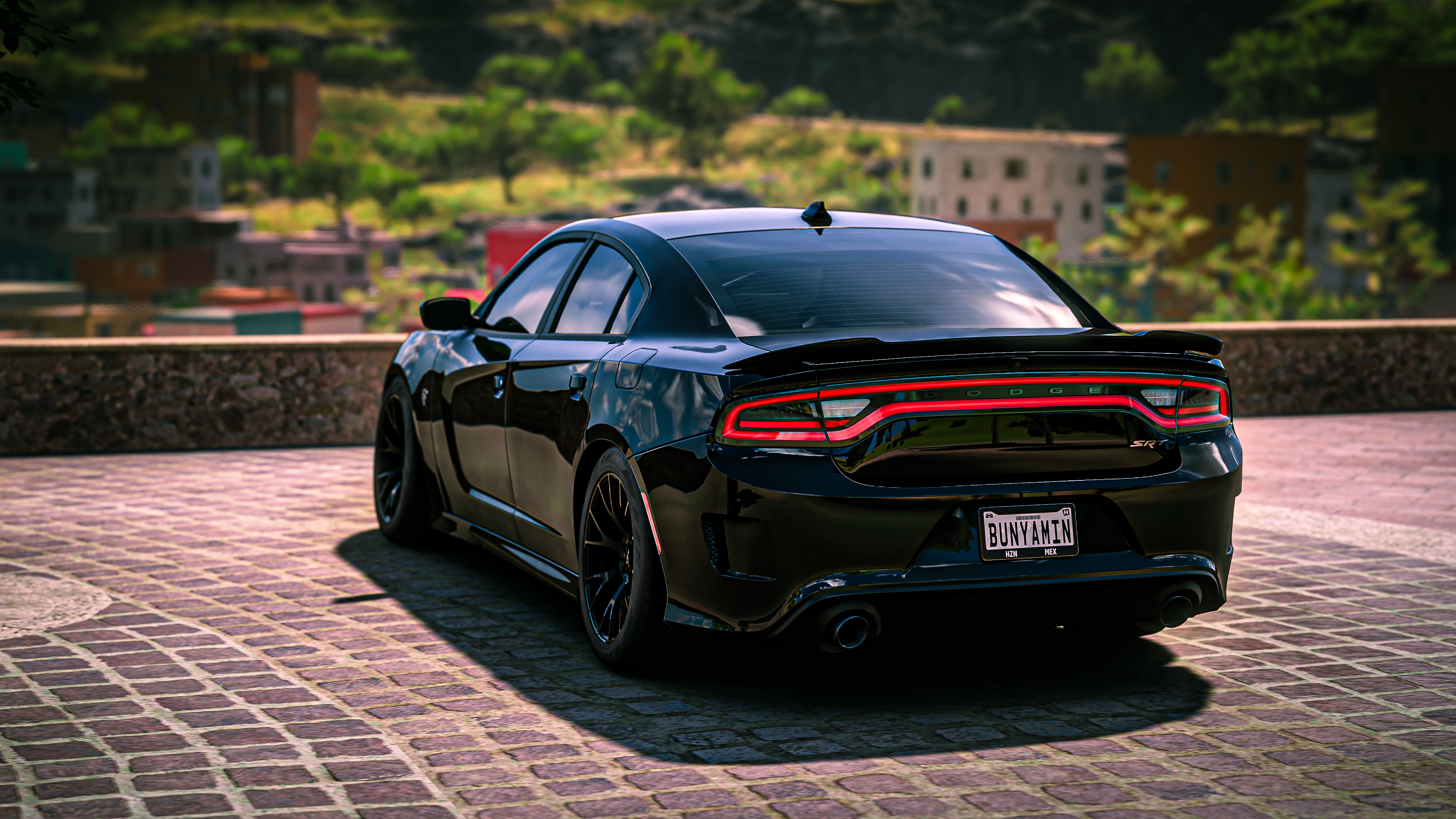 General 3840x2160 Forza Horizon 5 Forza Forza Horizon Dodge Dodge Charger car vehicle realistic video games reflection Mexican