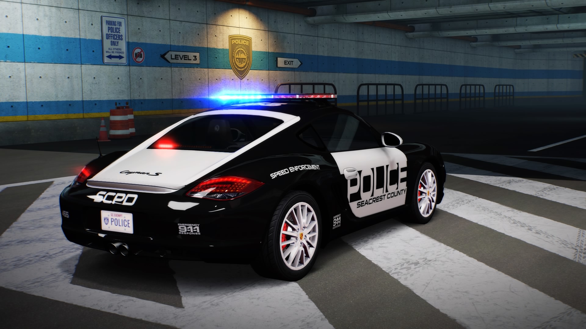 General 1920x1080 Need for Speed: Hot Pursuit car police cars Porsche Cayman PlayStation 4 screen shot