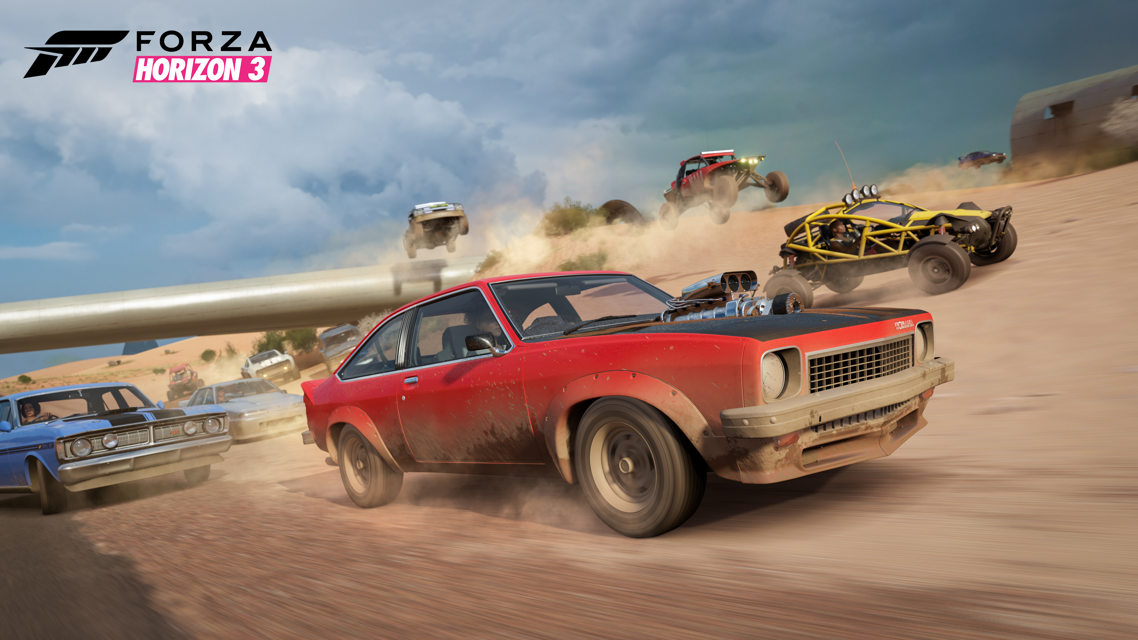 General 3840x2160 Forza Horizon 3 video games car logo racing