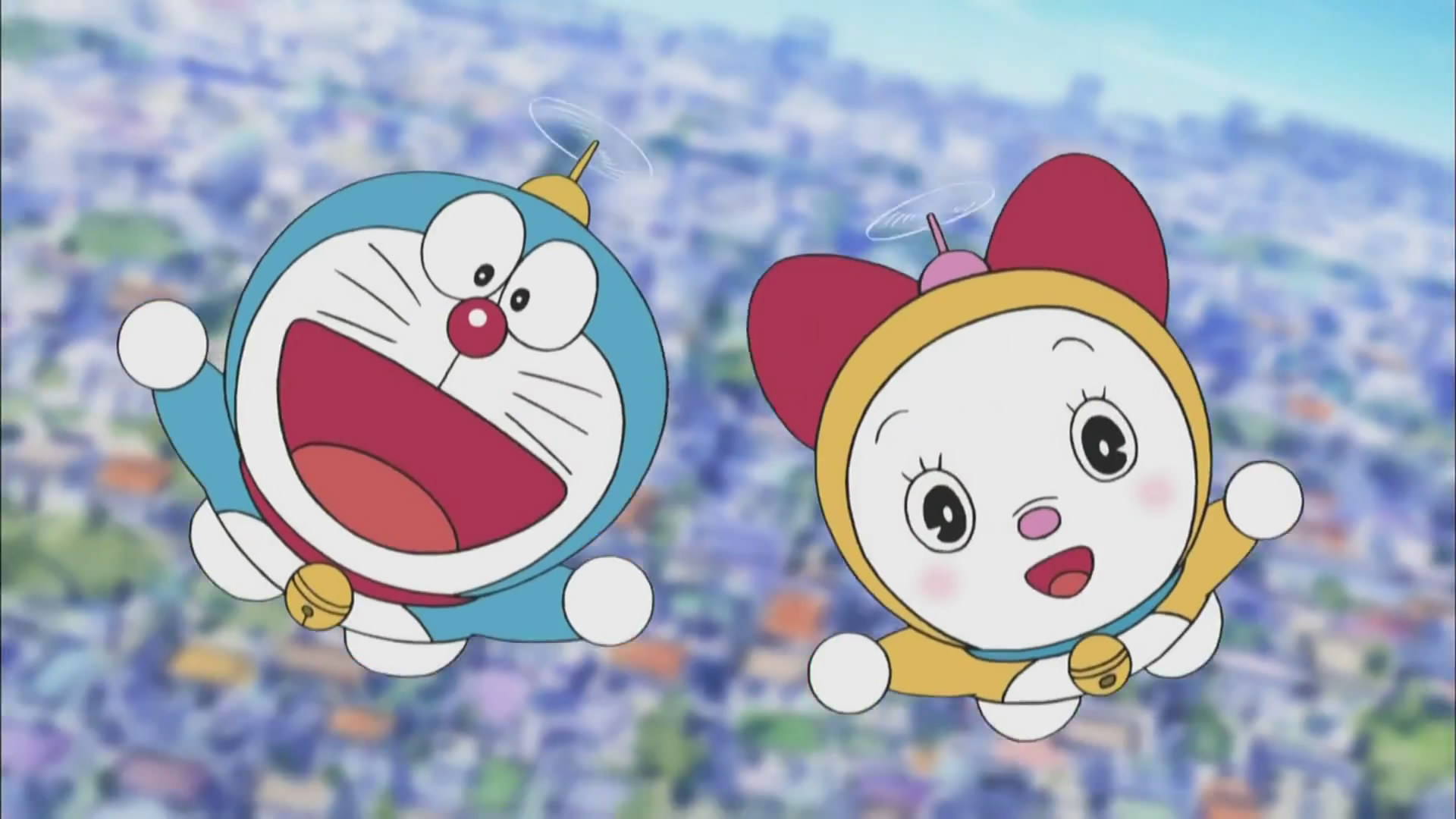 Anime 1920x1080 Doraemon Dorami Bamboo dragonfly