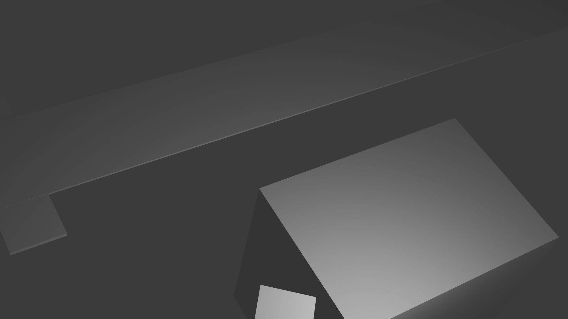 General 1920x1080 abstract 3D Abstract simple background CGI digital art minimalism cube shapes gray