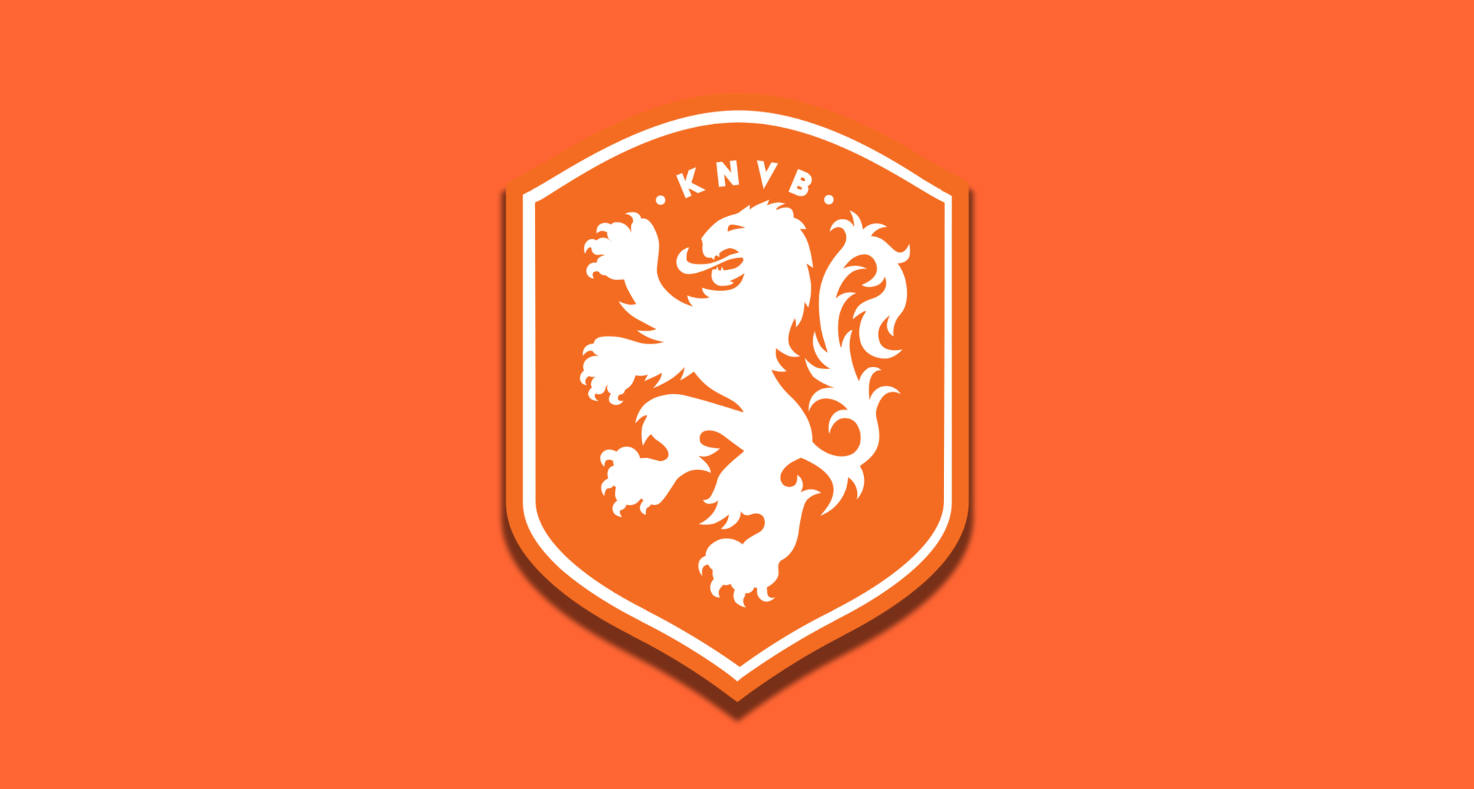 General 3024x1620 logo Football  soccer Netherlands countries digital art simple background