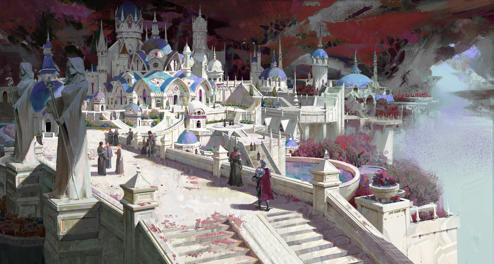 General 1920x1026 Ya Lun digital art fantasy art fantasy city