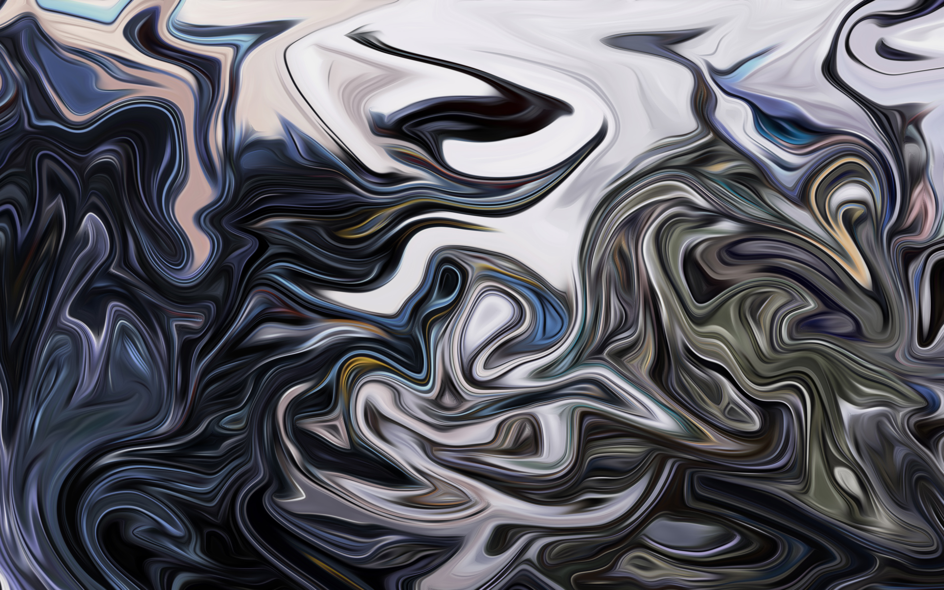 General 1920x1200 abstract shapes fluid liquid artwork digital art paint brushes neon 8 K