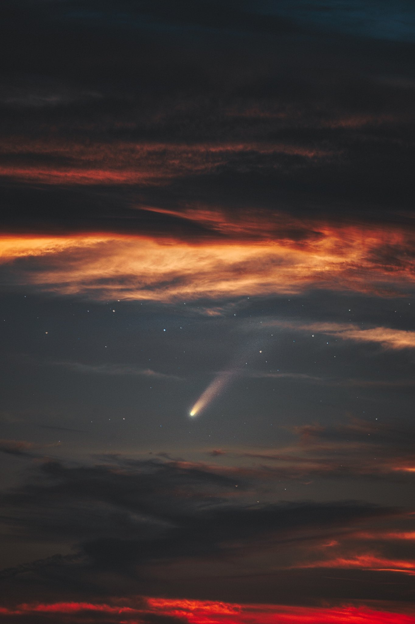 General 1364x2048 nature sky clouds stars comet portrait display vertical