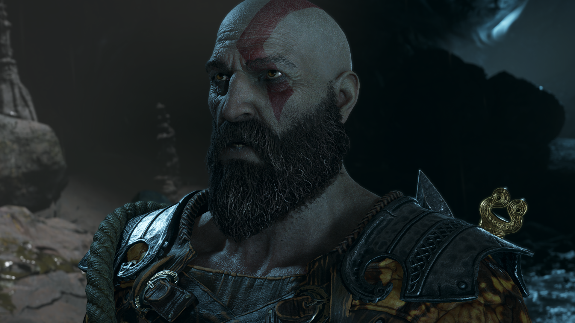 General 1920x1080 God of War God of War (2018) video games Kratos CGI video game characters video game men Santa Monica Studio