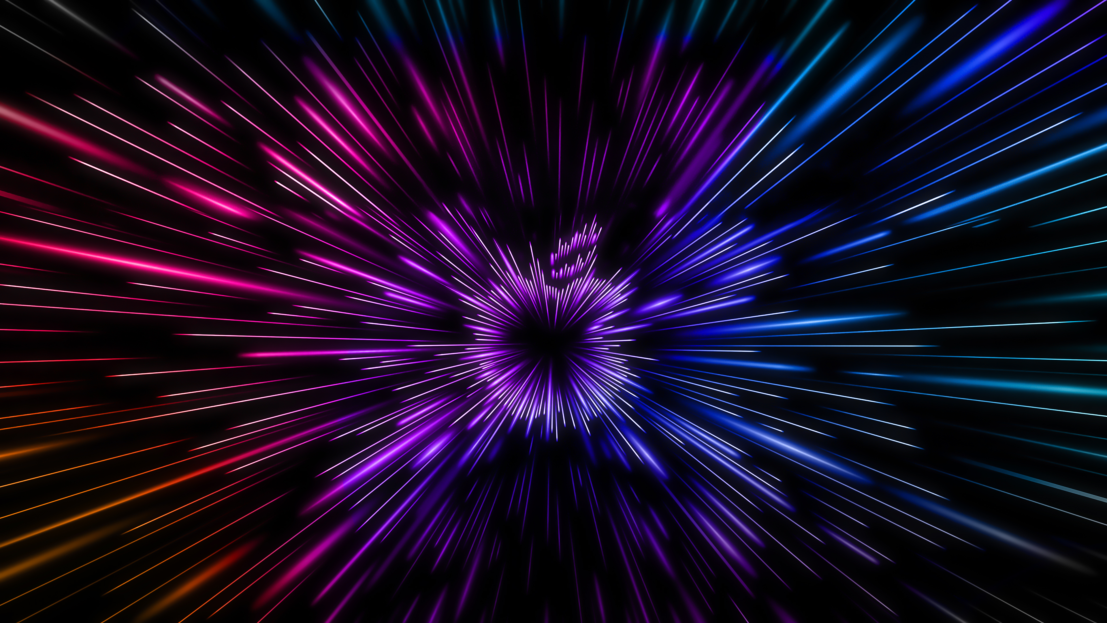 General 3840x2160 abstract lines colorful Apple Inc. motion blur