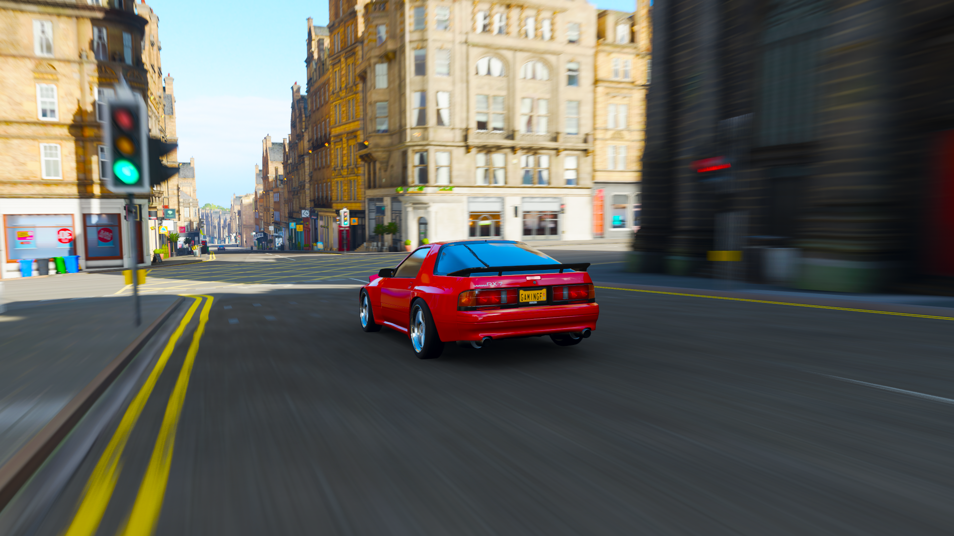 General 1920x1080 Forza Forza Horizon 4 Mazda Mazda RX-7 car video games red cars vehicle screen shot pop-up headlights