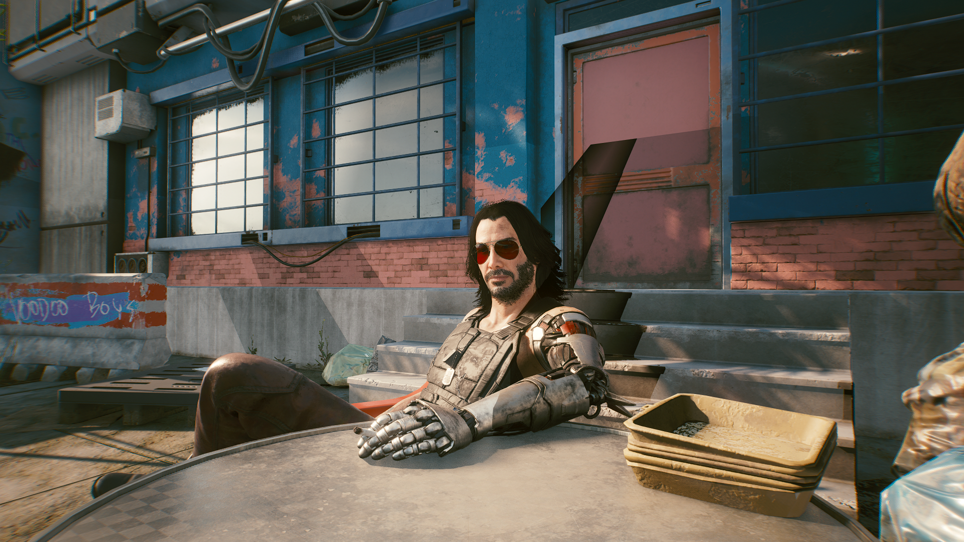 General 1920x1080 Johnny Silverhand Cyberpunk 2077 CD Projekt RED Keanu Reeves actor video games video game characters